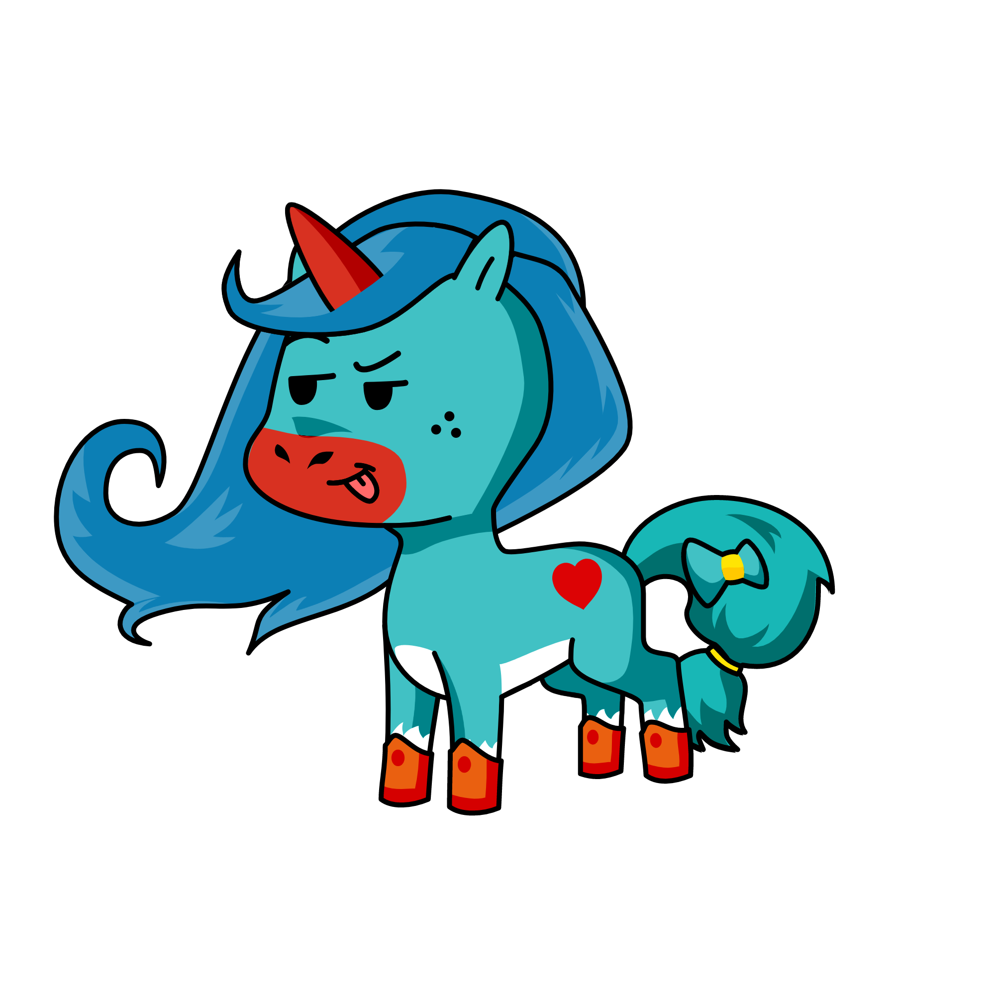 Please enter a name..., the unicorn