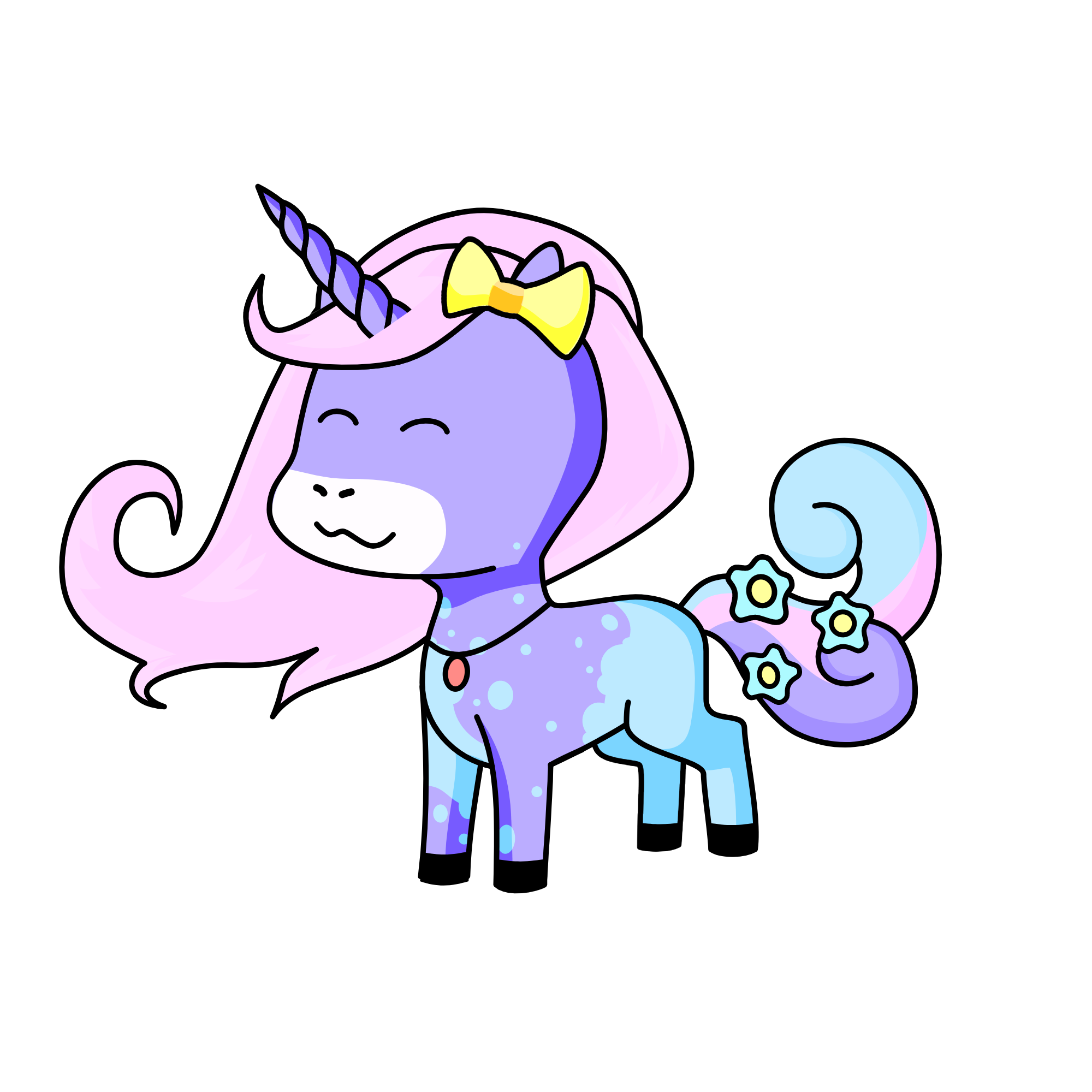 Pinky, the unicorn