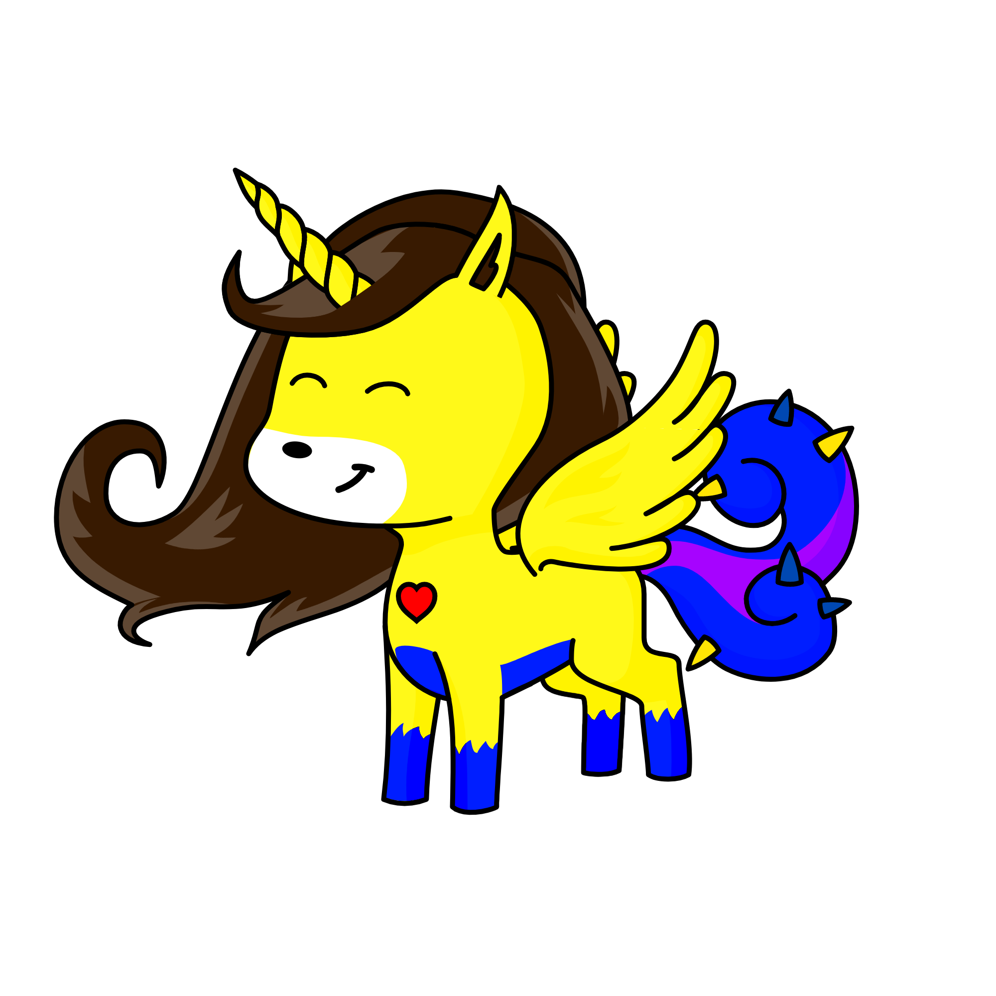 Frisk, the unicorn