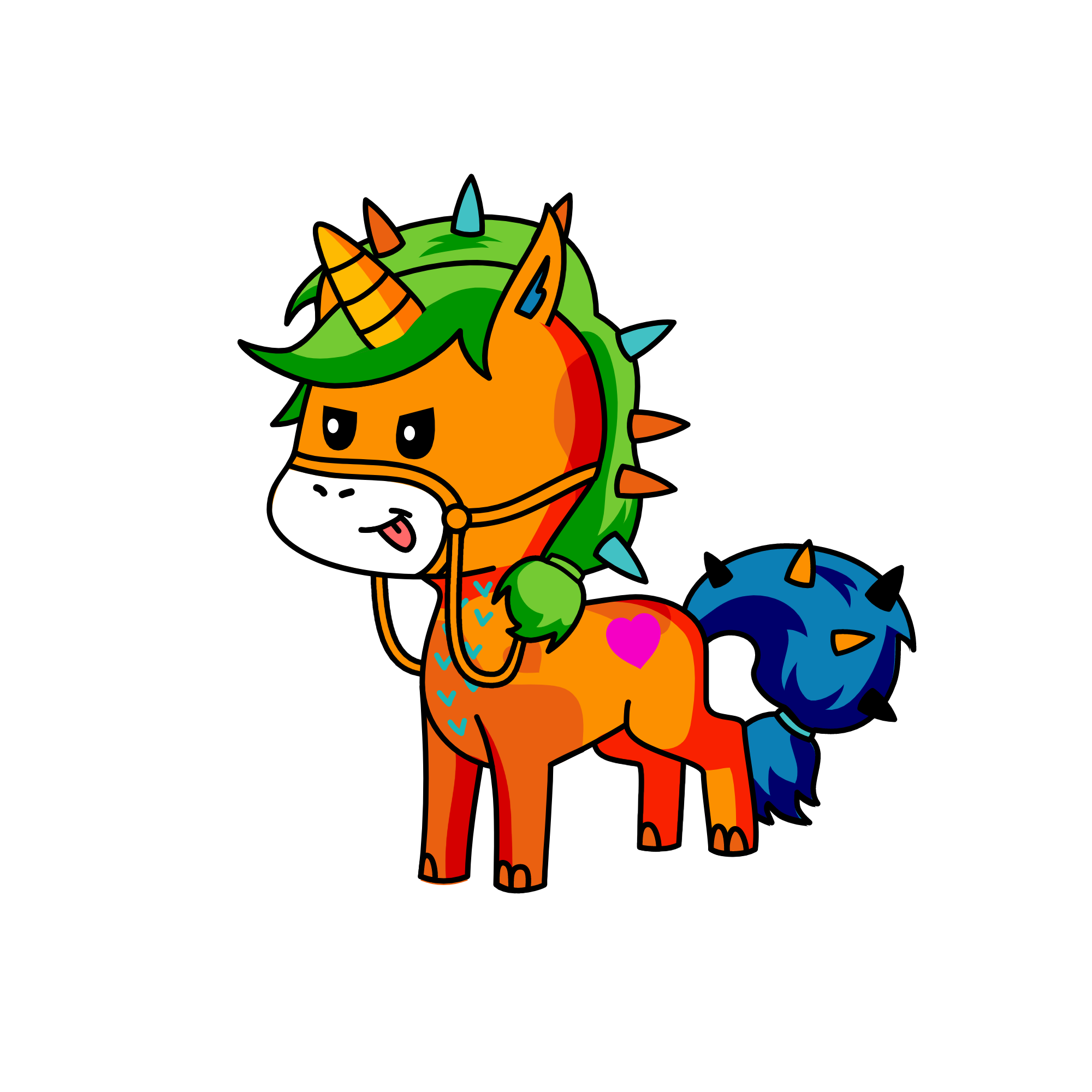 rebel lady, the unicorn