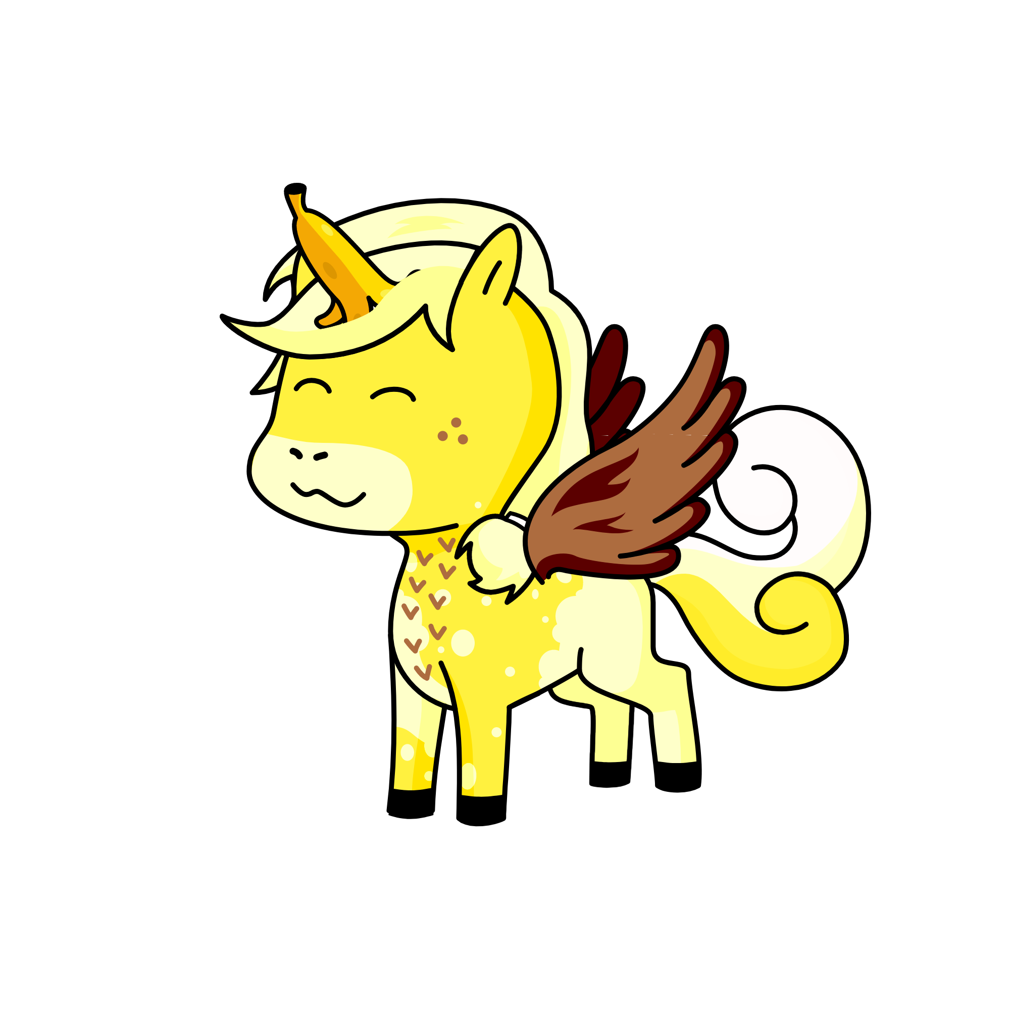 Banana Split, the unicorn