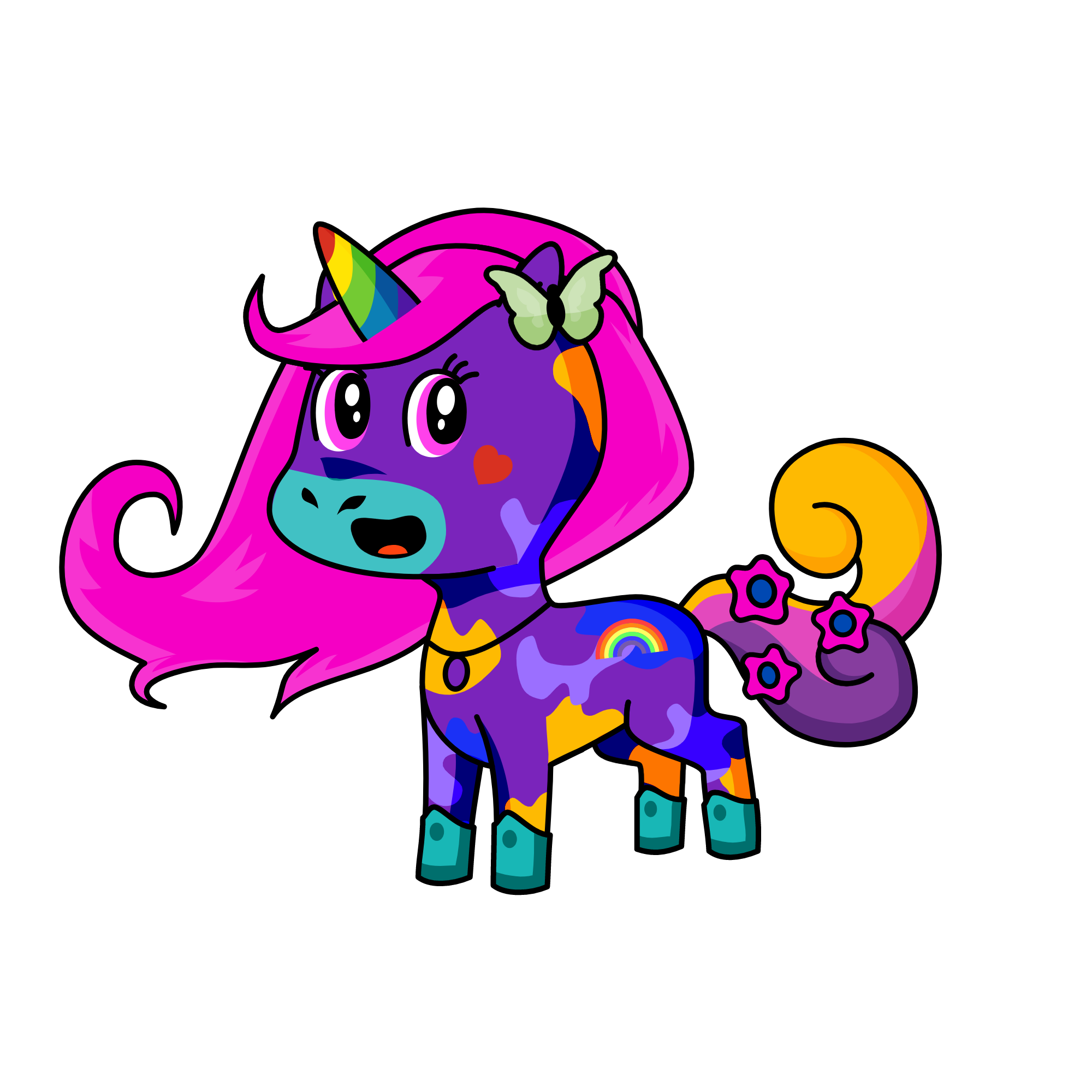 GLAMEFEYE, the unicorn