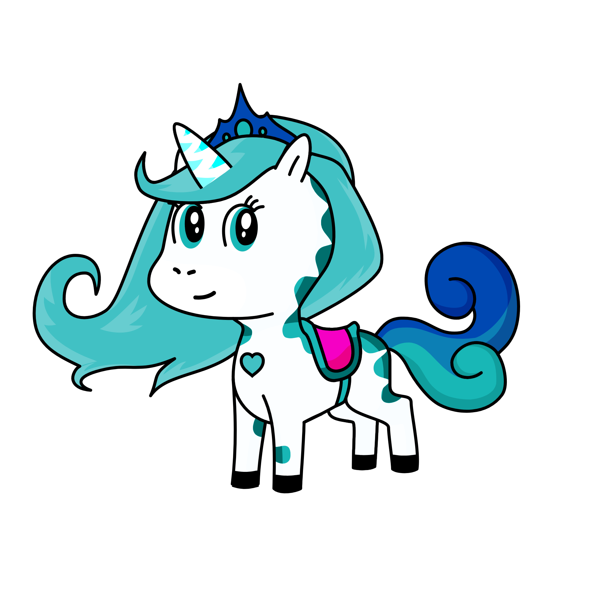 Sparkle queen, the unicorn