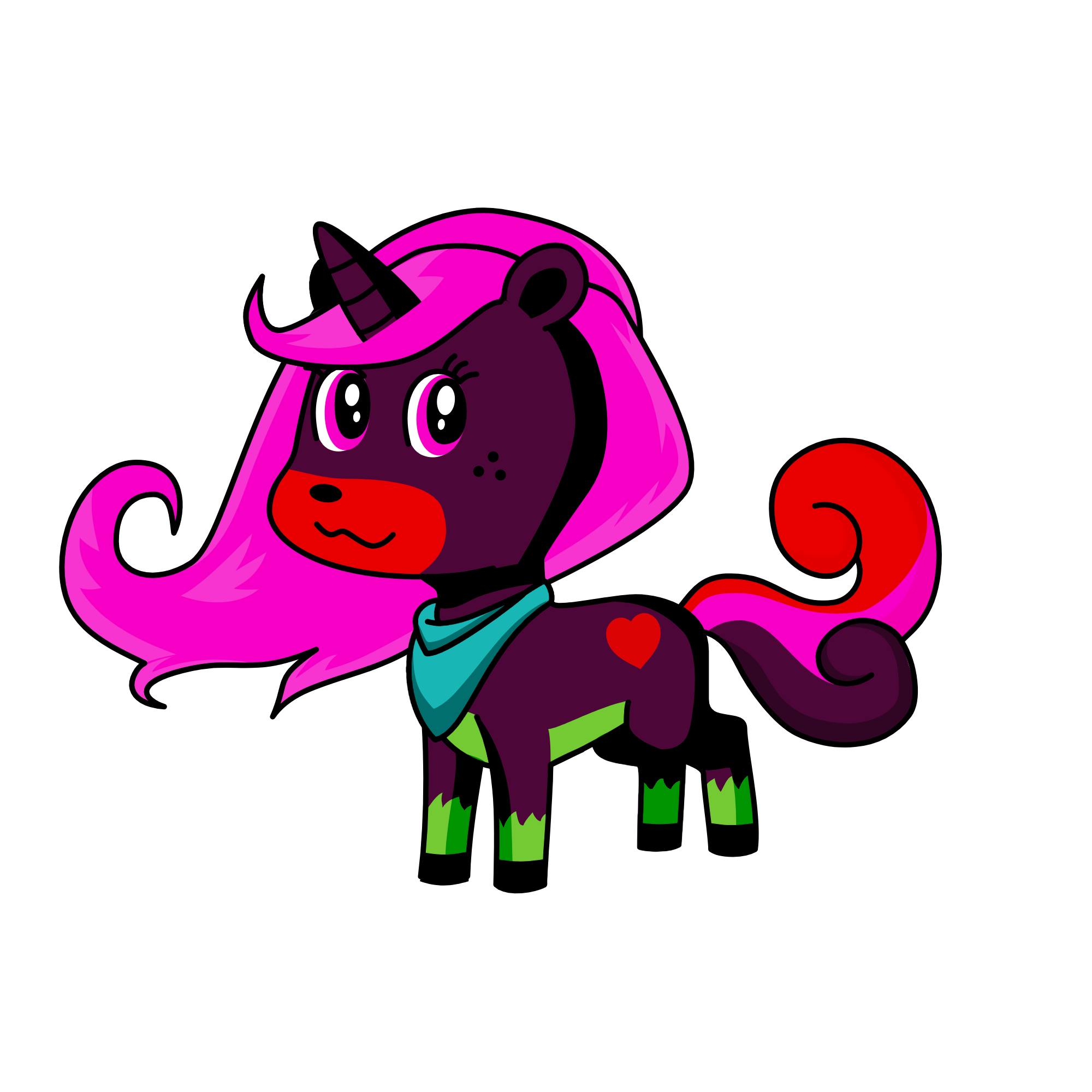 Happy, the unicorn