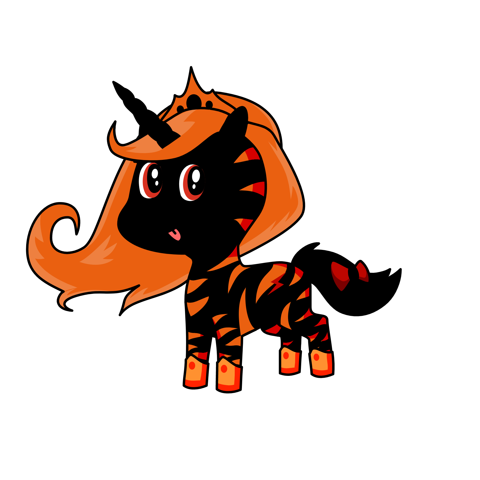 Queen tigress of theTigercorns, the unicorn