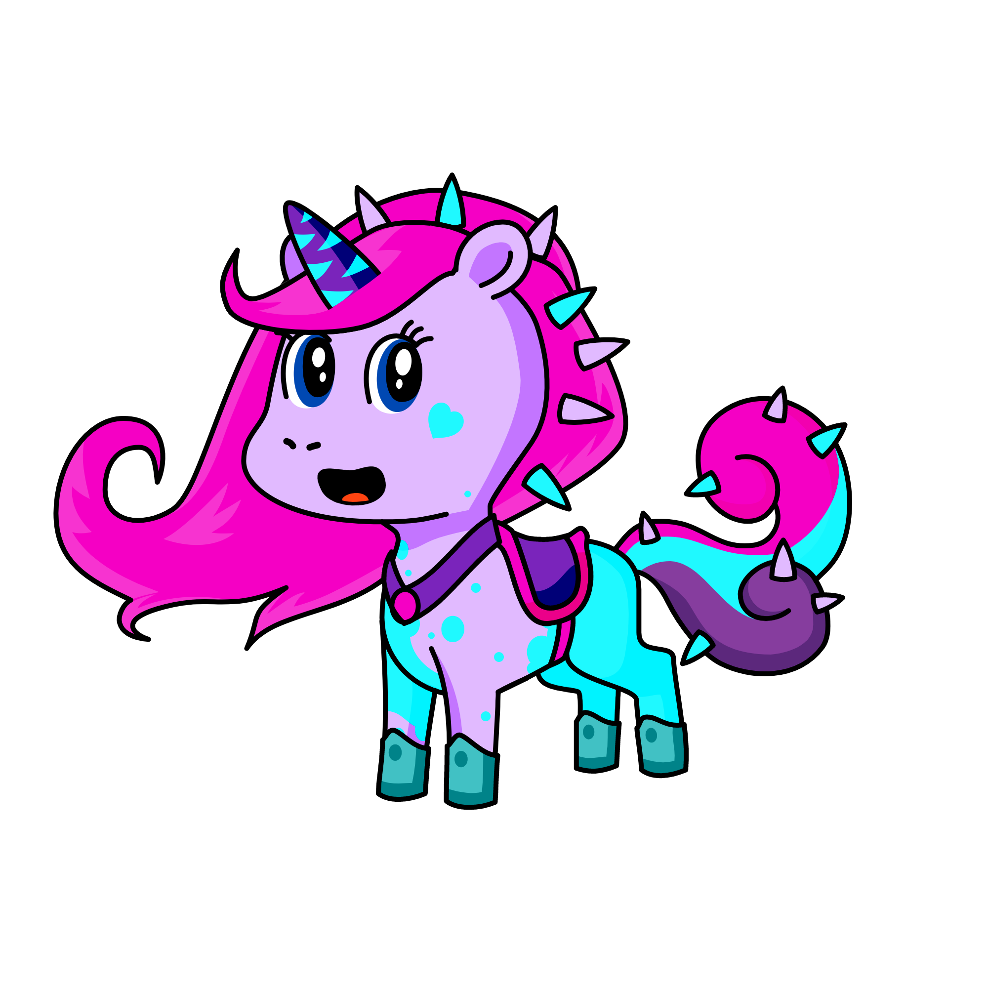 Cloud Queen, the unicorn