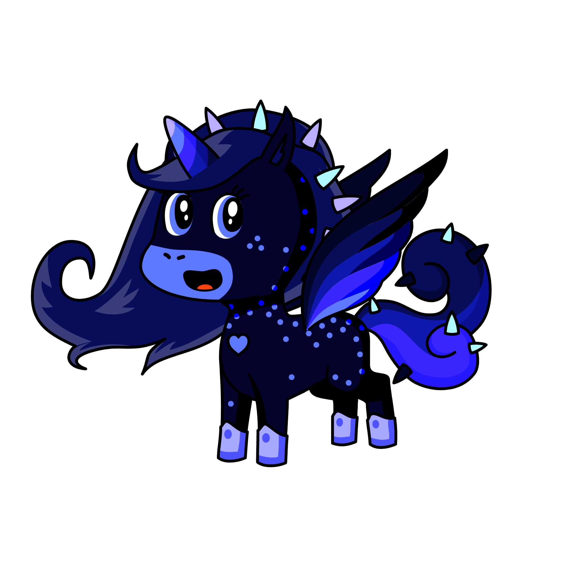 Midnight, the unicorn
