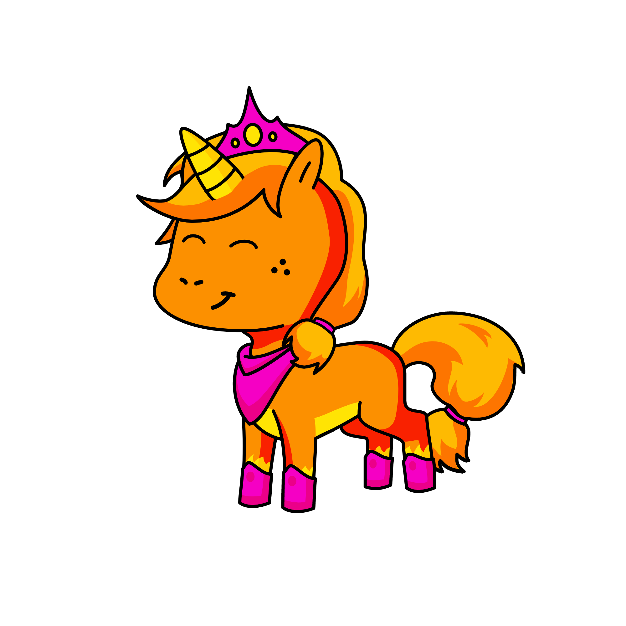Fall Queen, the unicorn