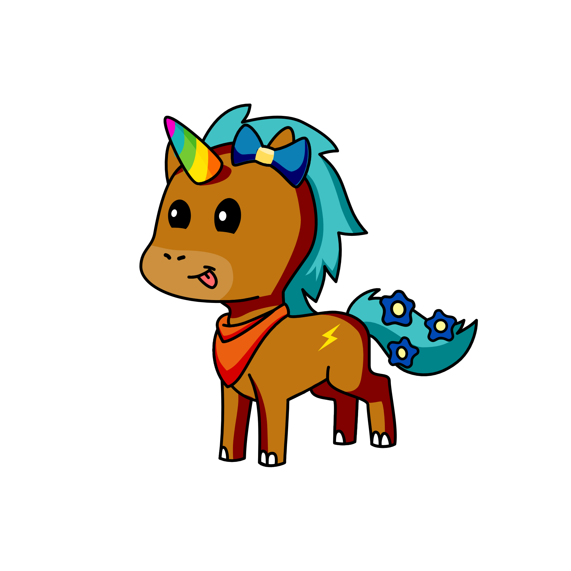 Sunshine!, the unicorn
