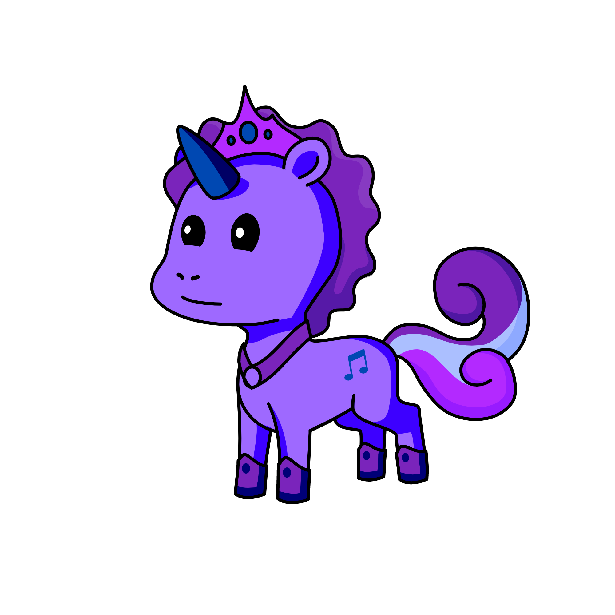 Luna Blow, the unicorn