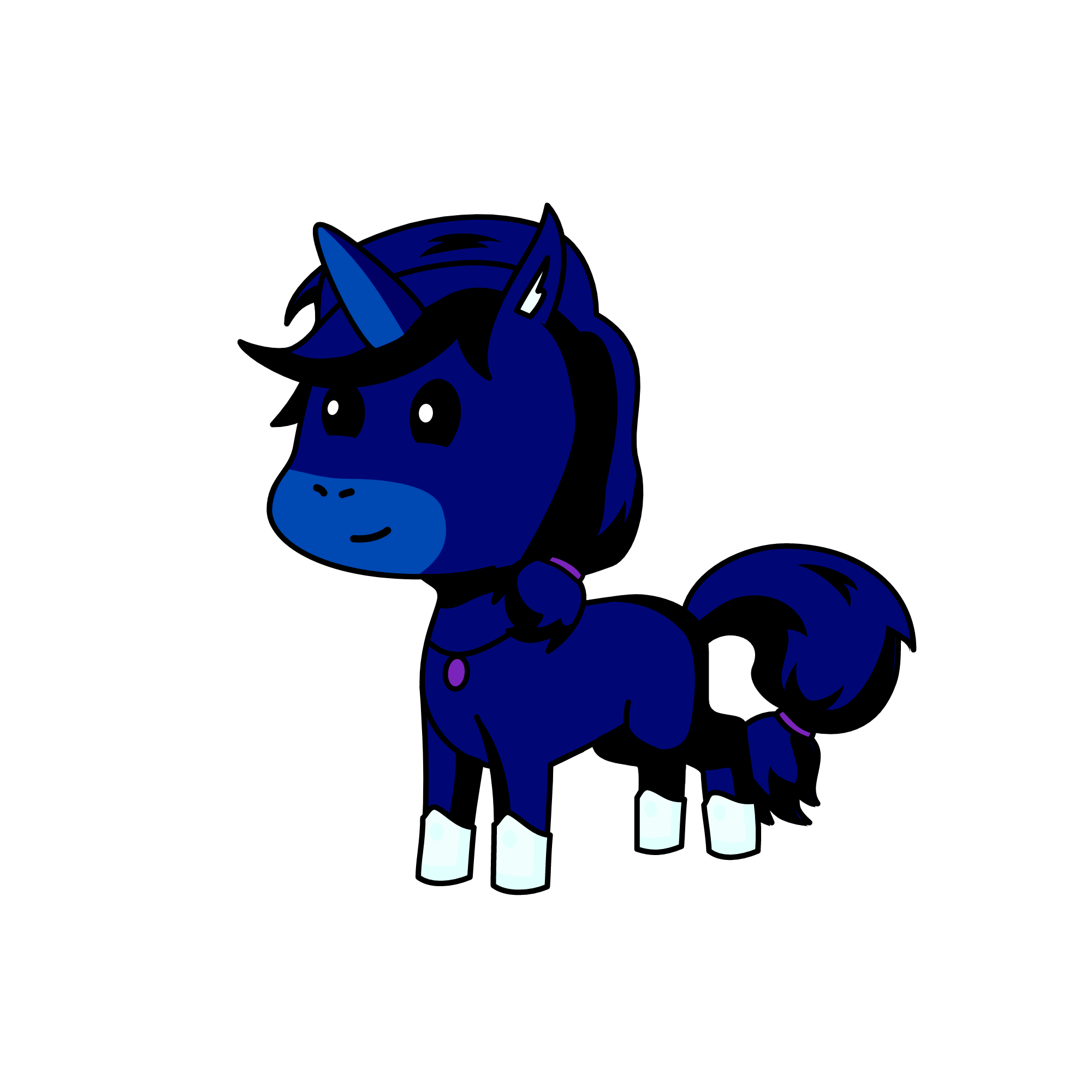 Midnight, the unicorn