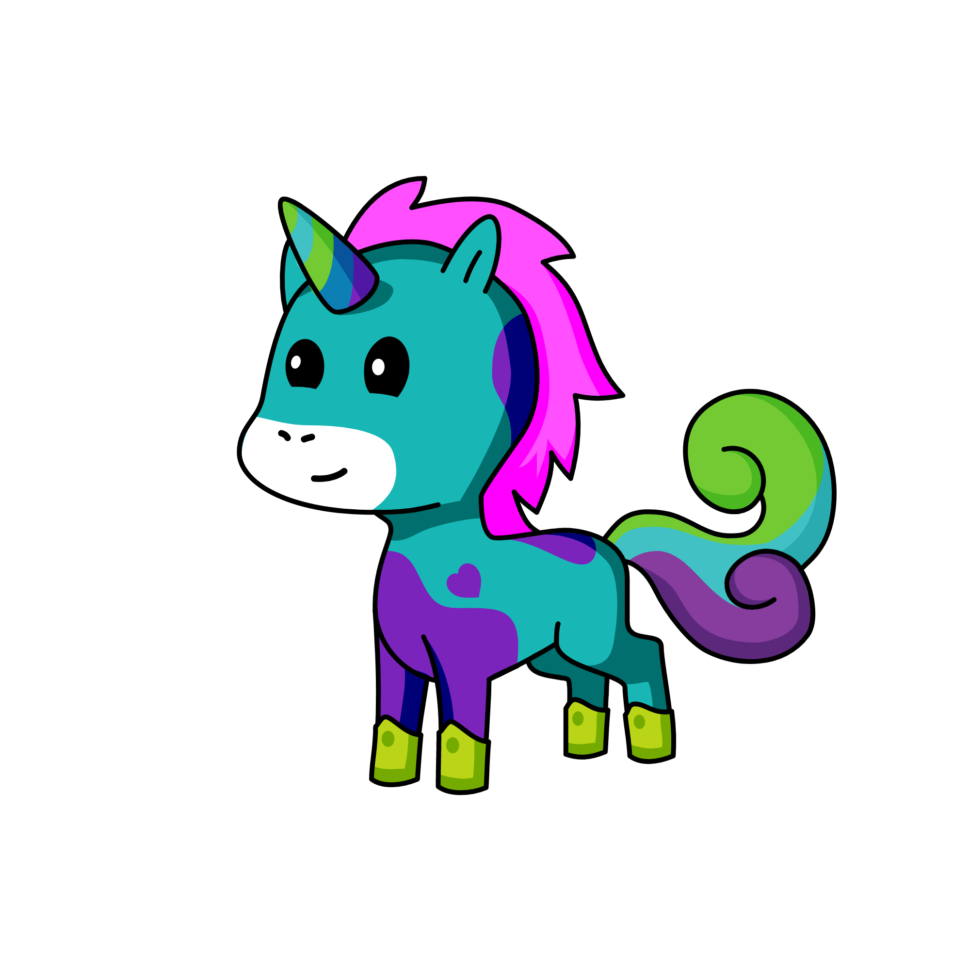 rainbowy, the unicorn