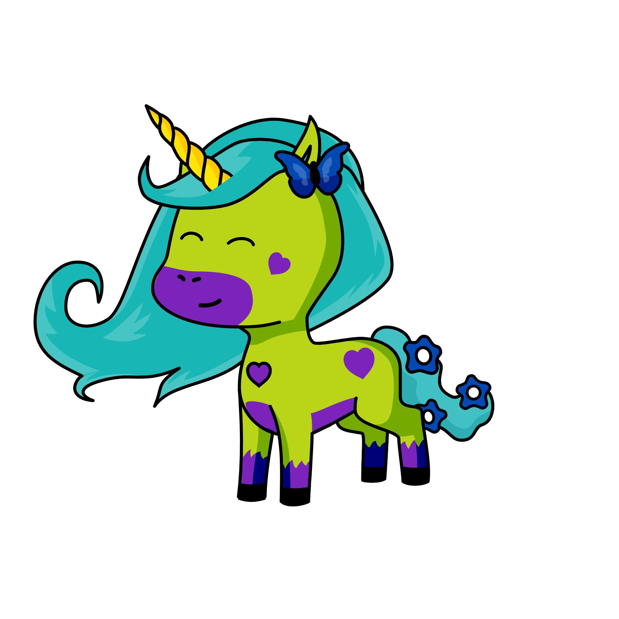 Jade, the unicorn