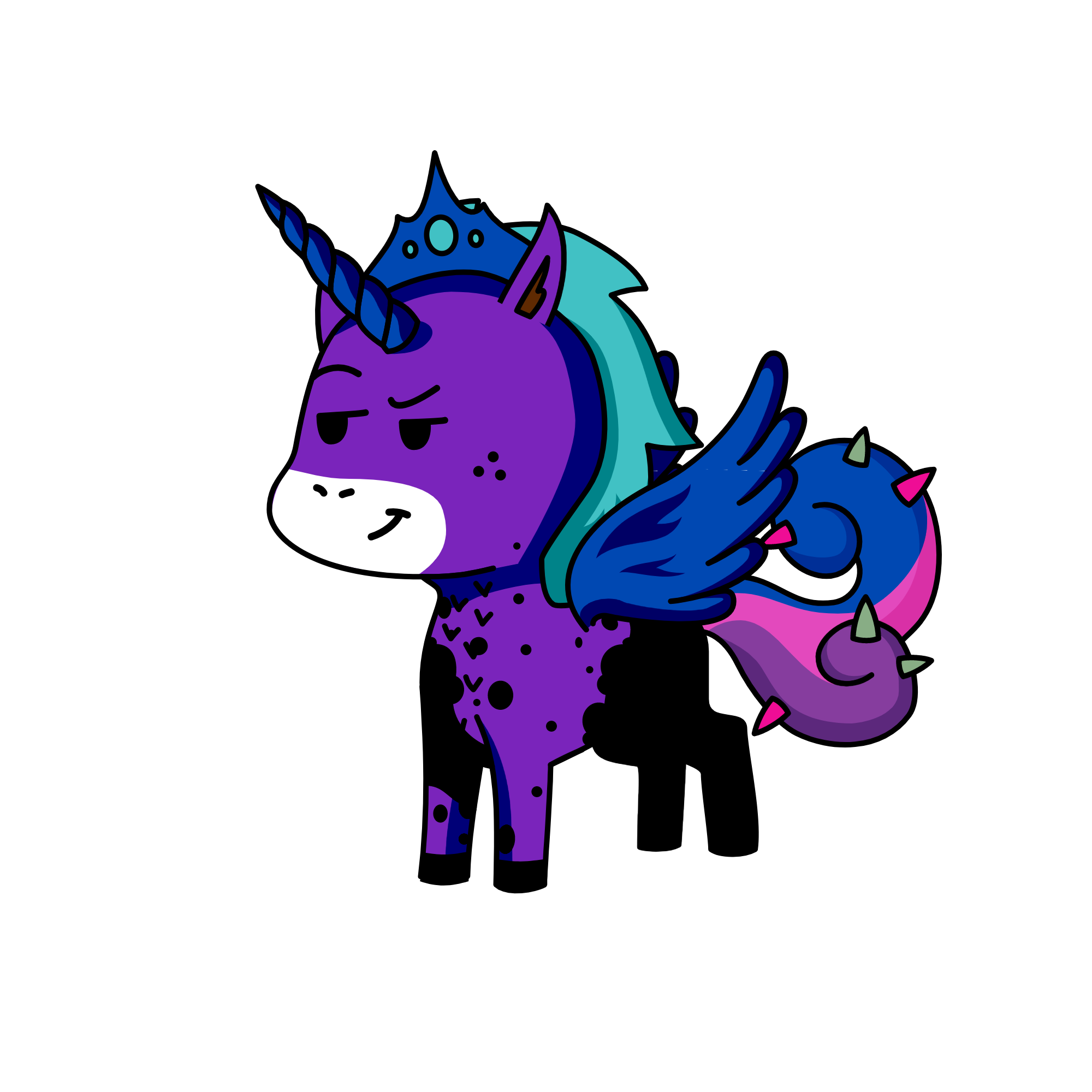 King Aaravos of Darkness (Morgana's Twin), the unicorn