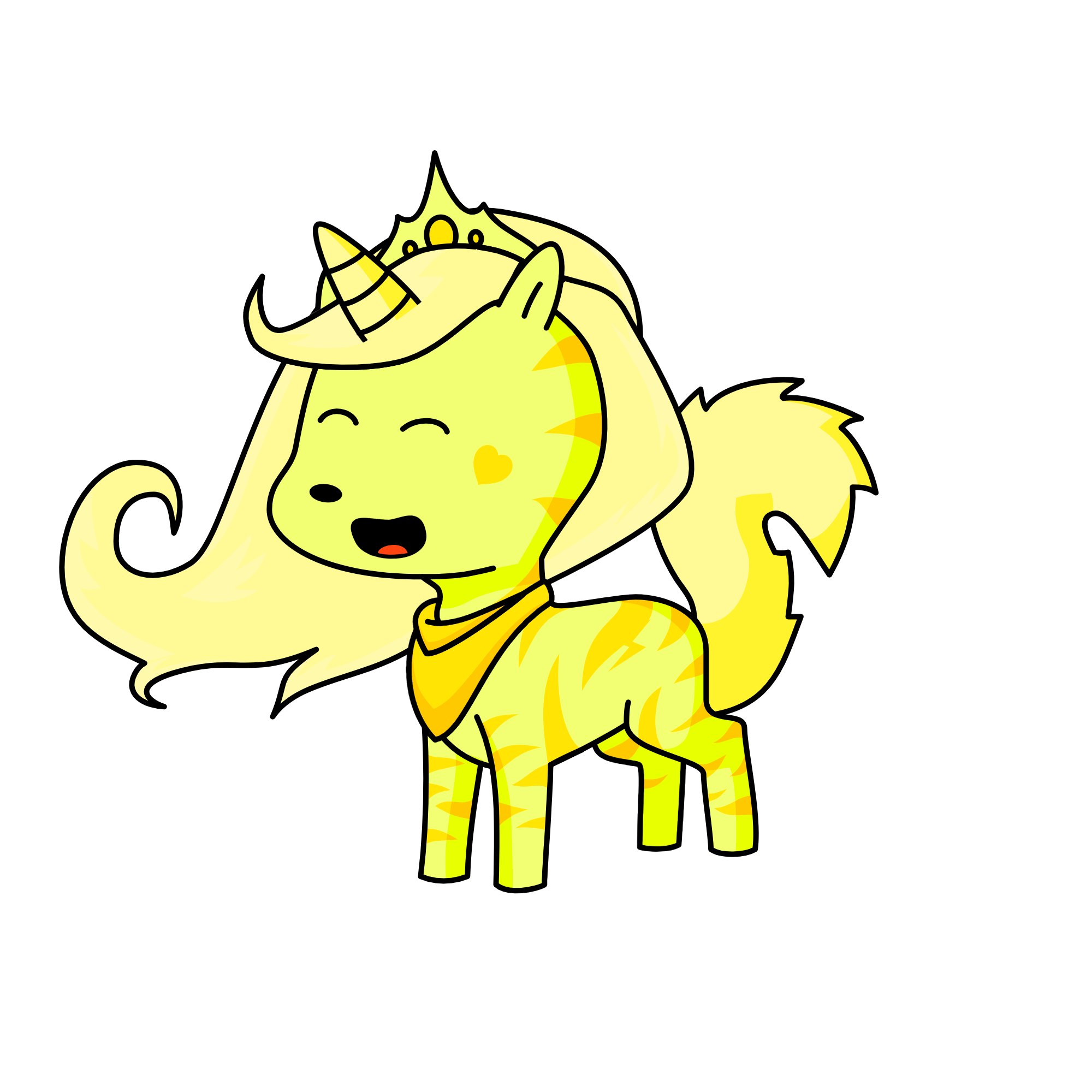 sandy, the unicorn