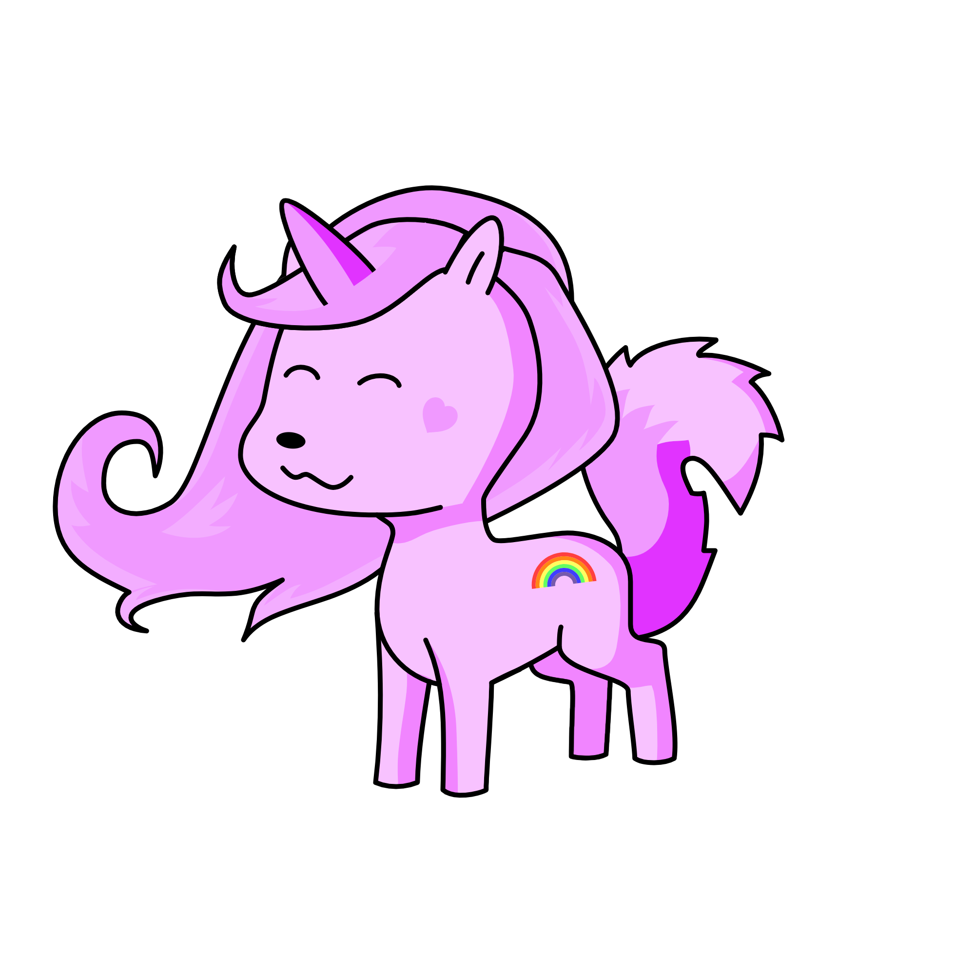 mom of kitty, the unicorn