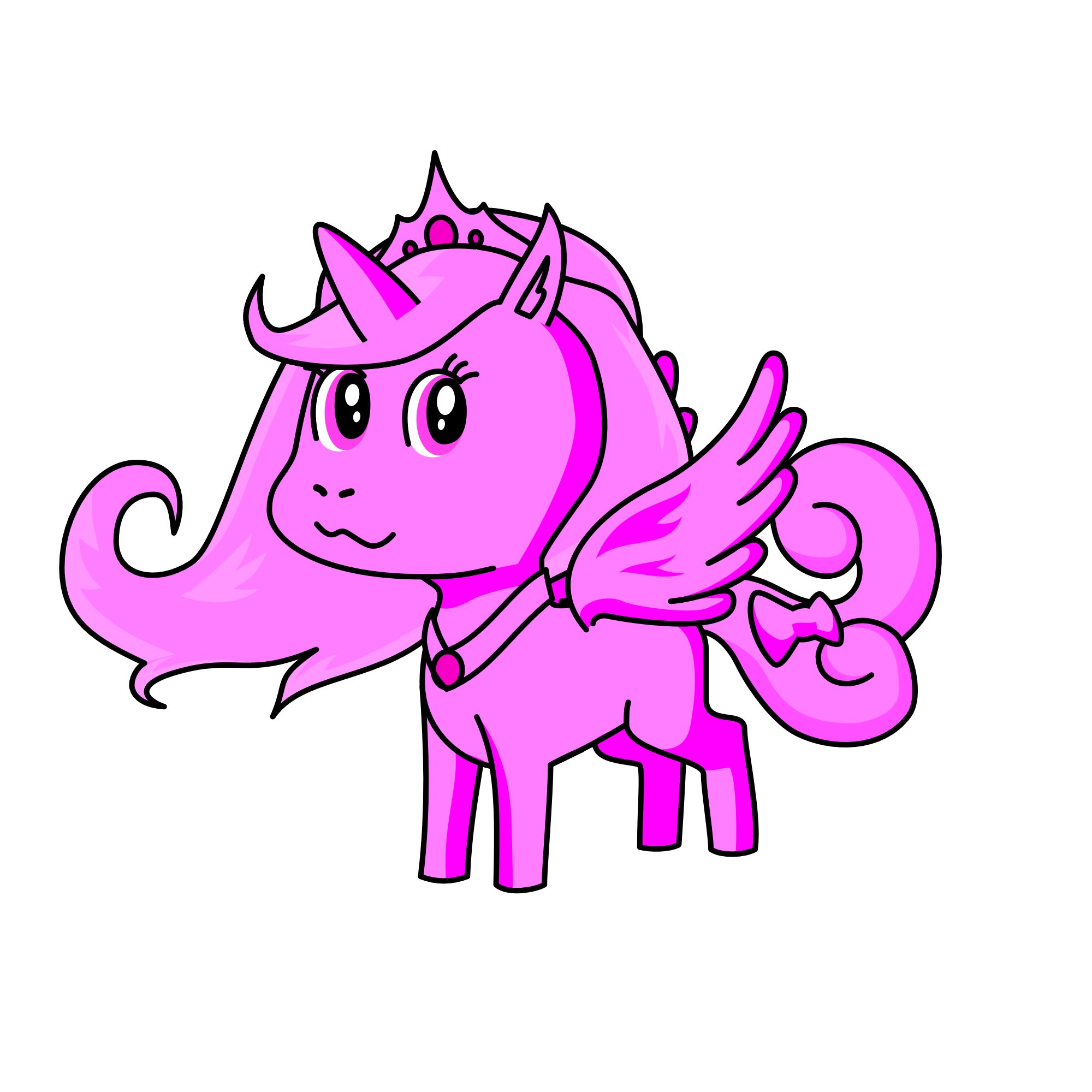Klassik prncezz, the unicorn