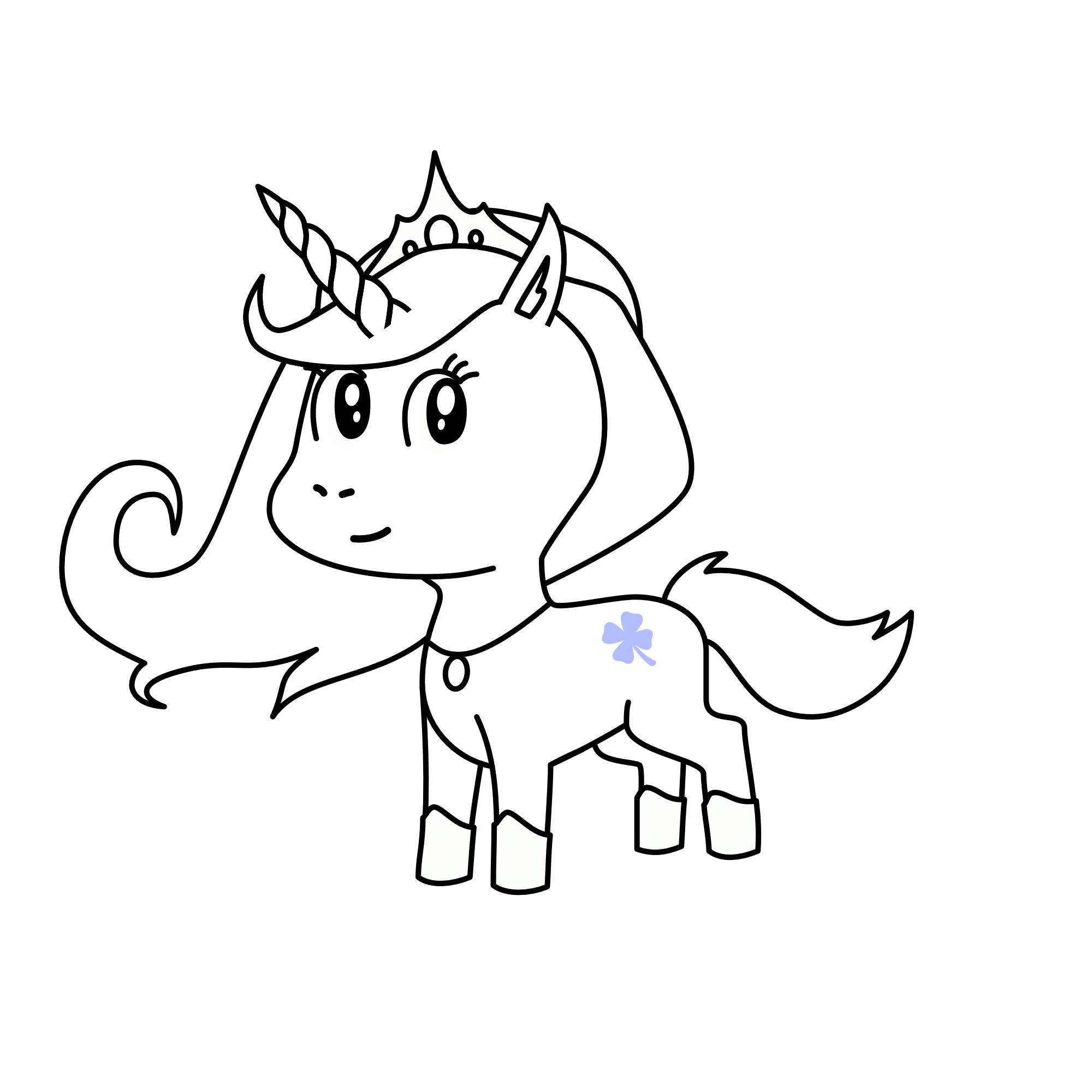 ice princess, the unicorn