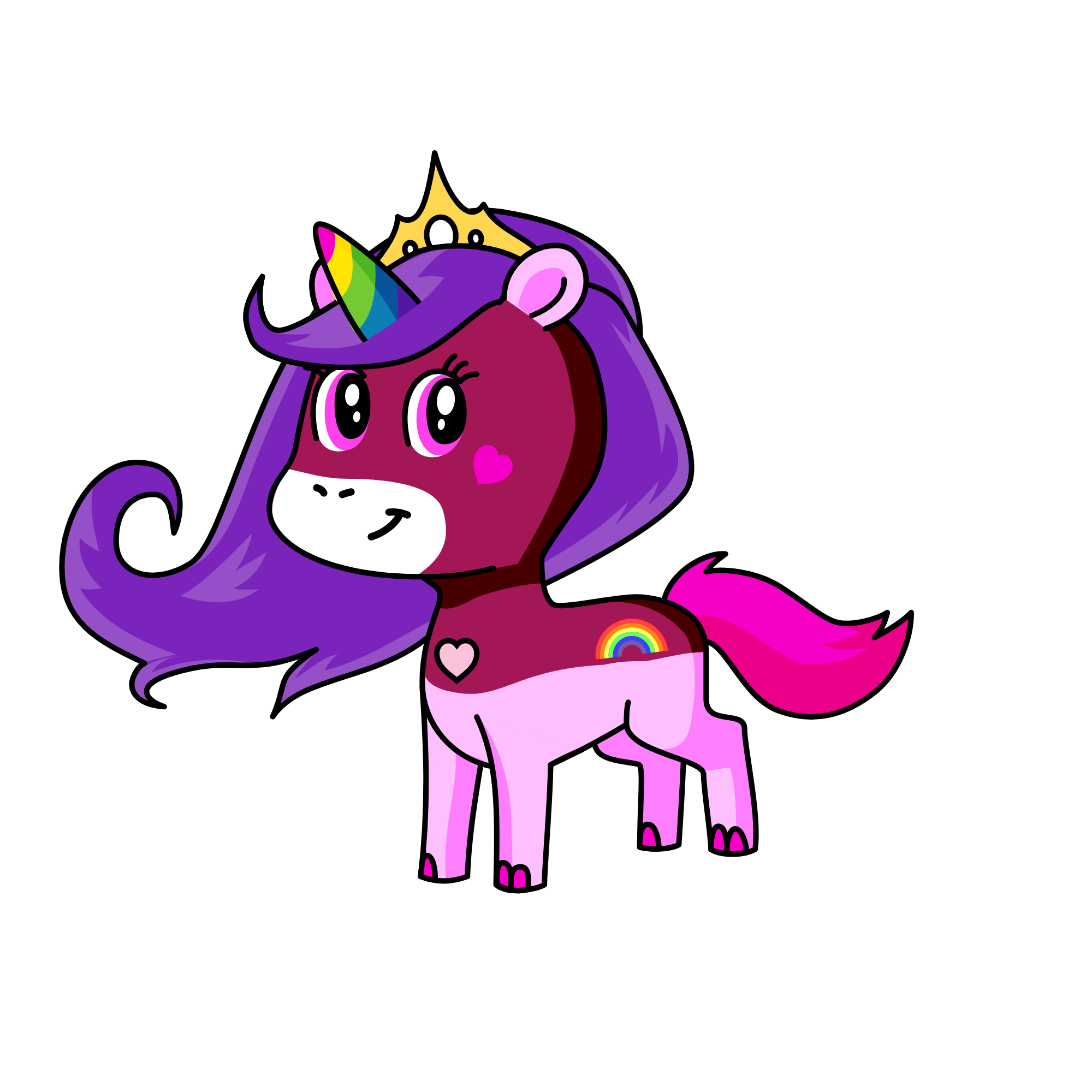 ملاك, the unicorn