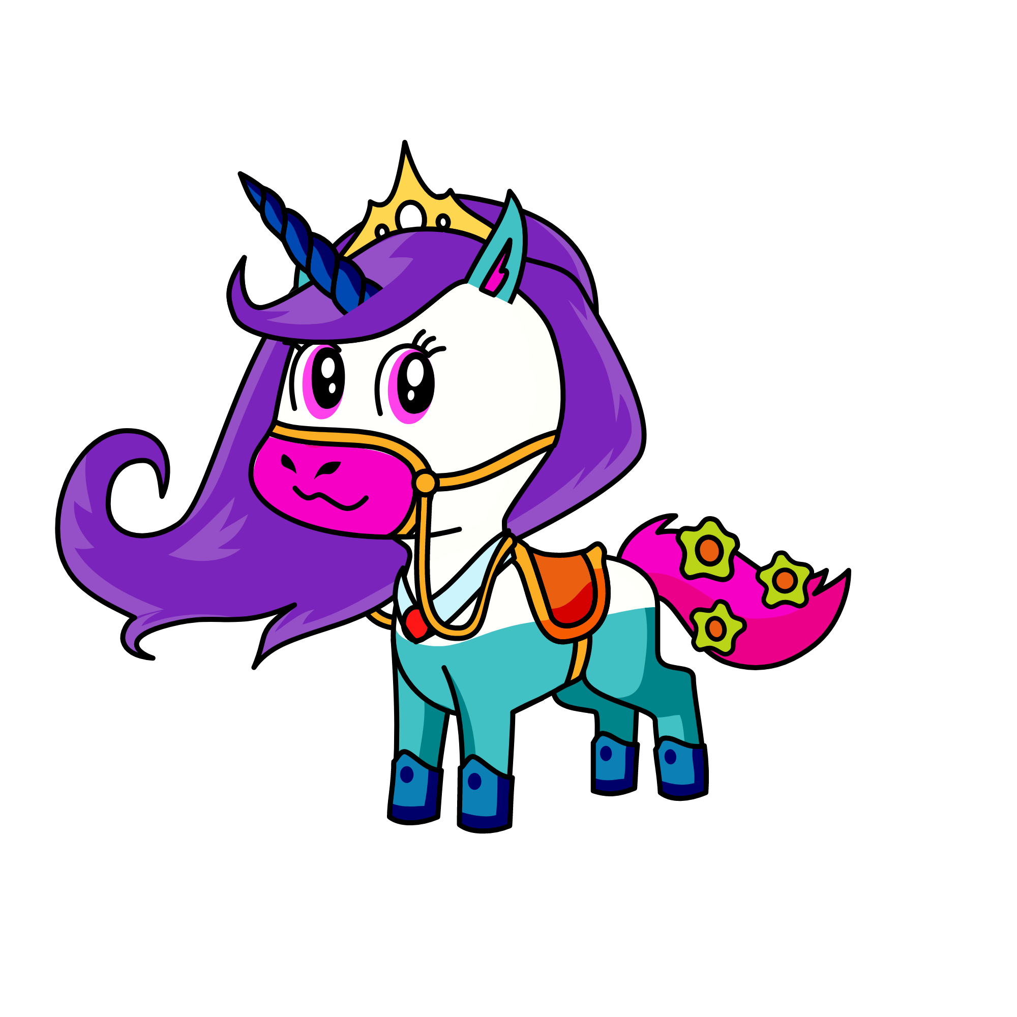 winter, the unicorn