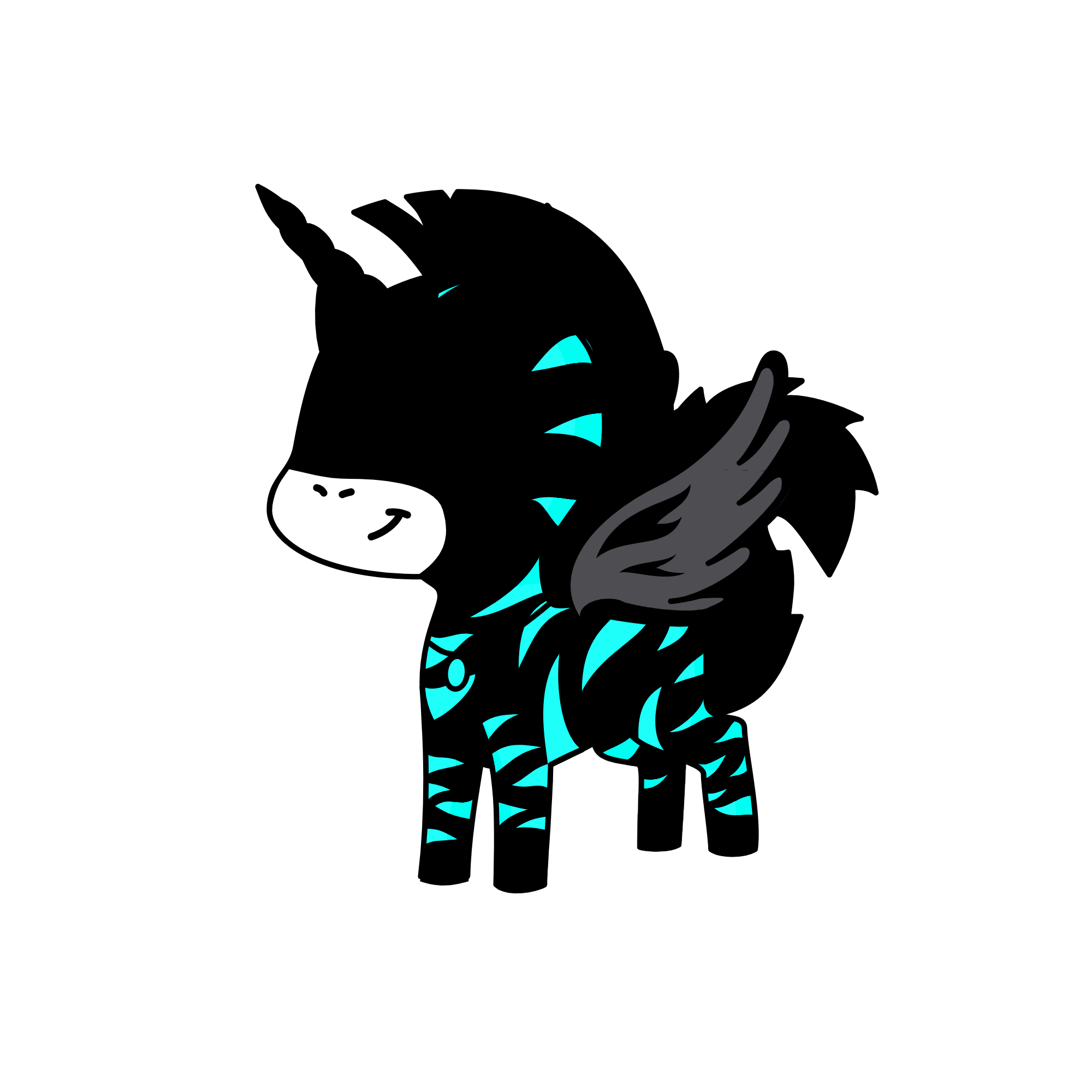The Unknown Black Ninja, the unicorn
