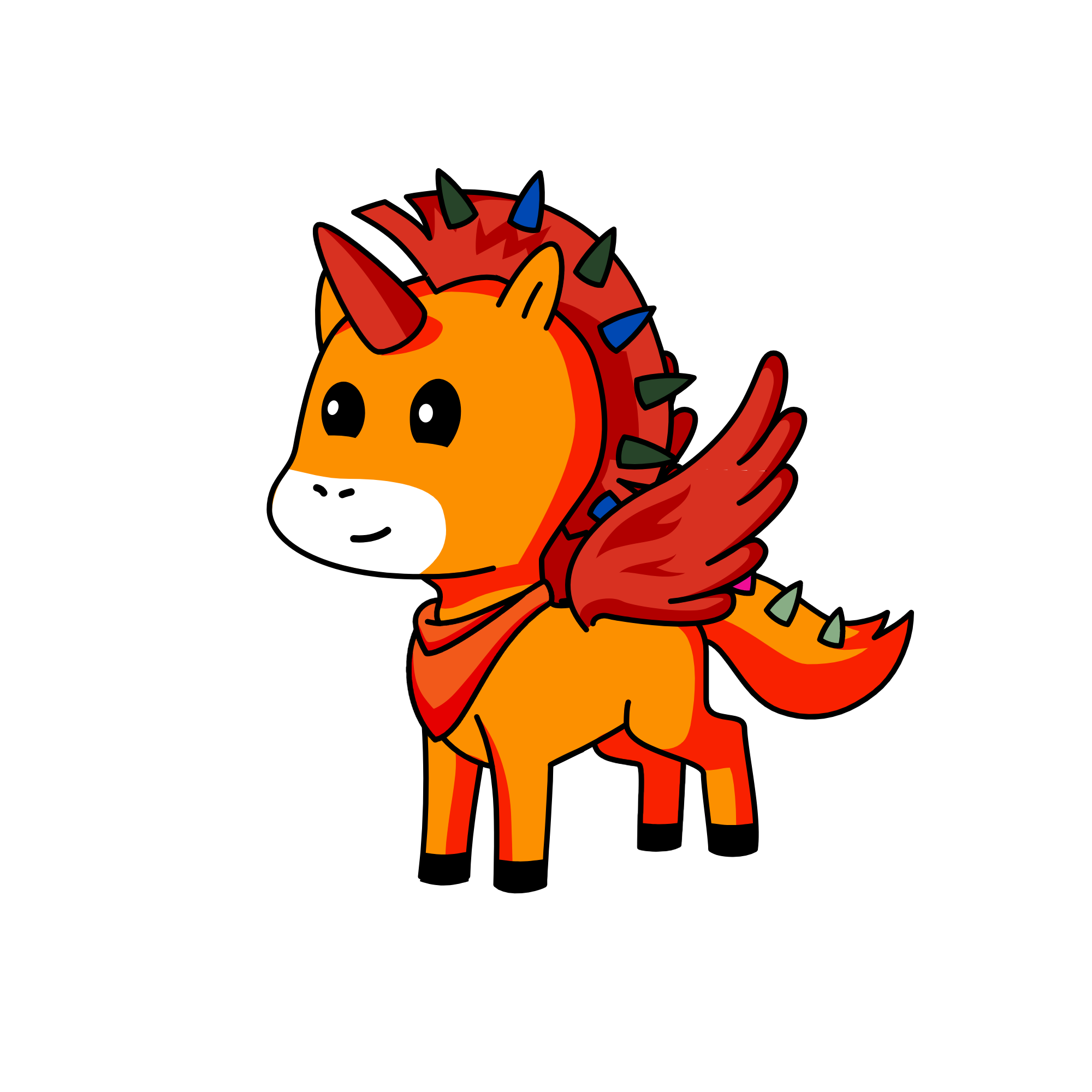 Hero the zero, the unicorn