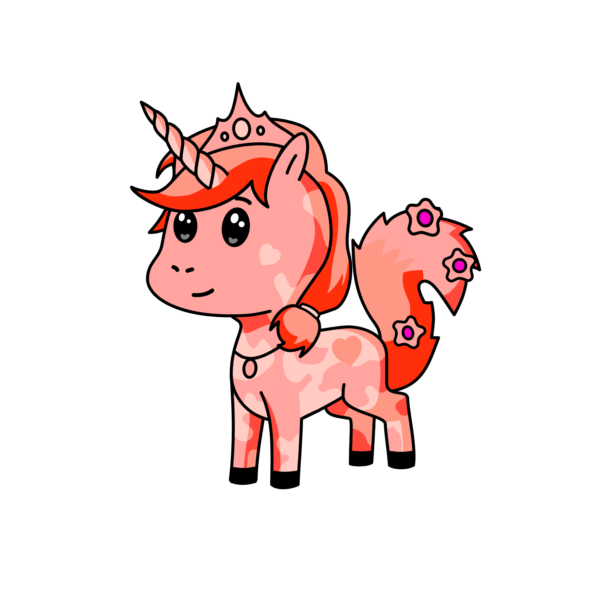 Princess Bubble Gum, the unicorn
