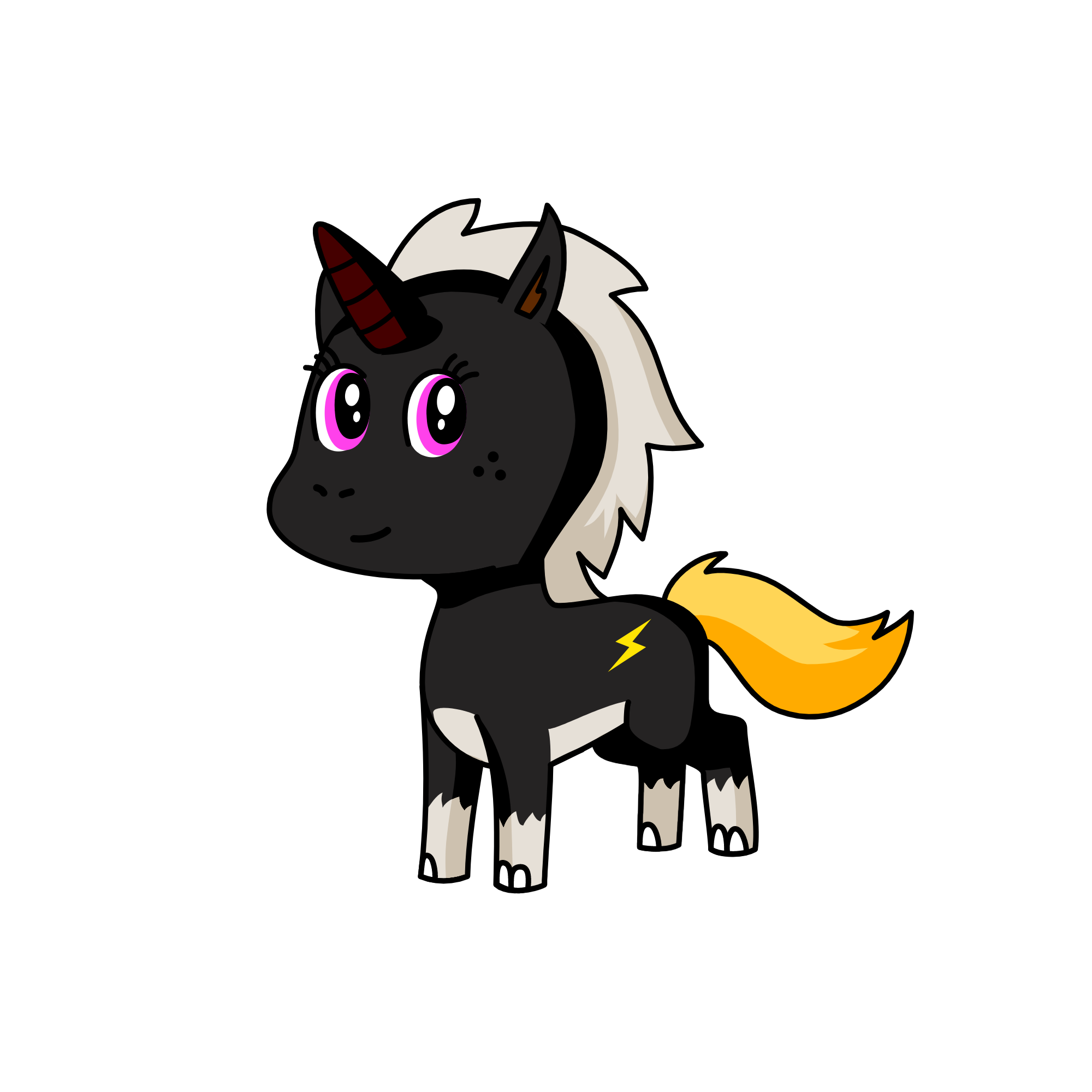 Darkmane, the unicorn