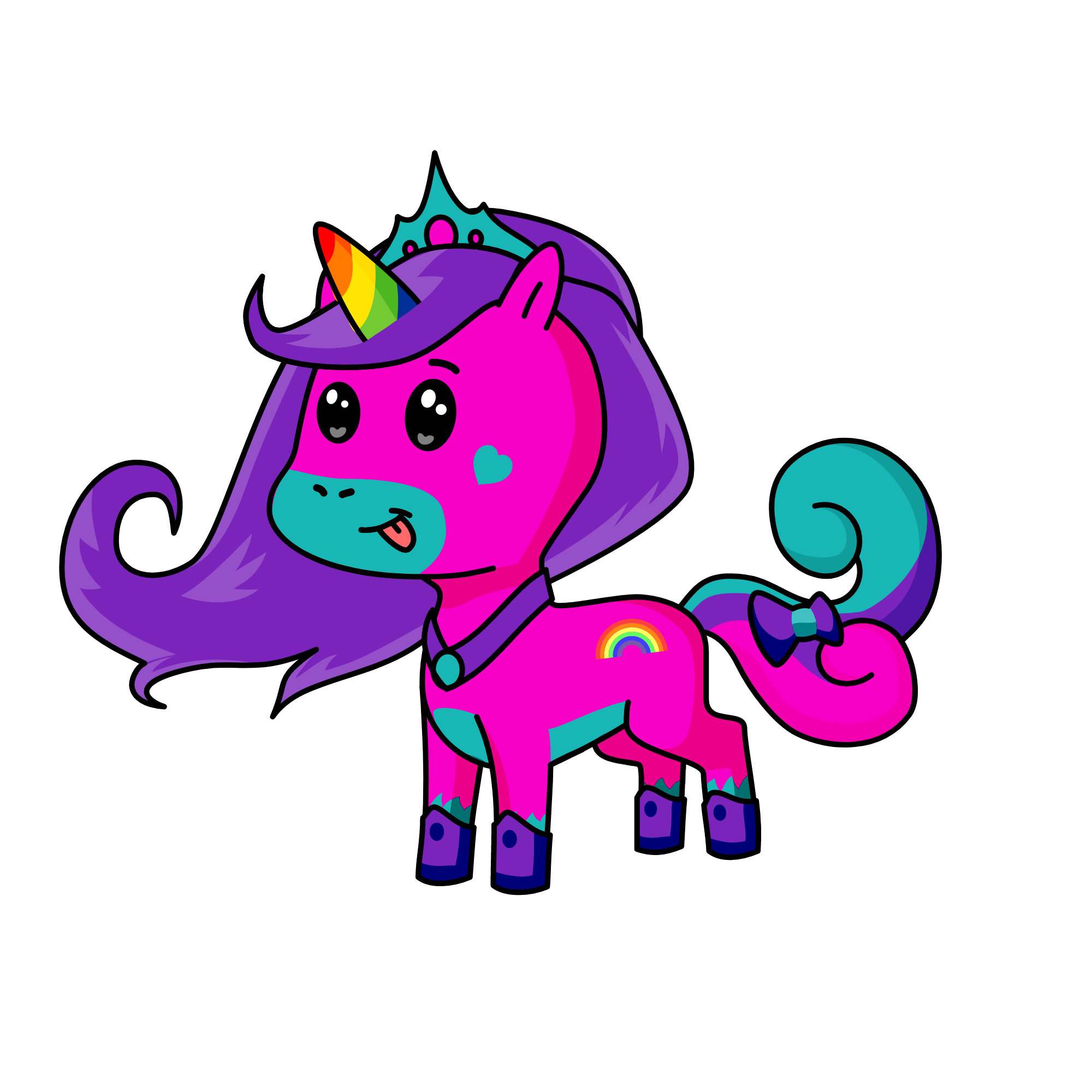 Princess Teapot, the unicorn