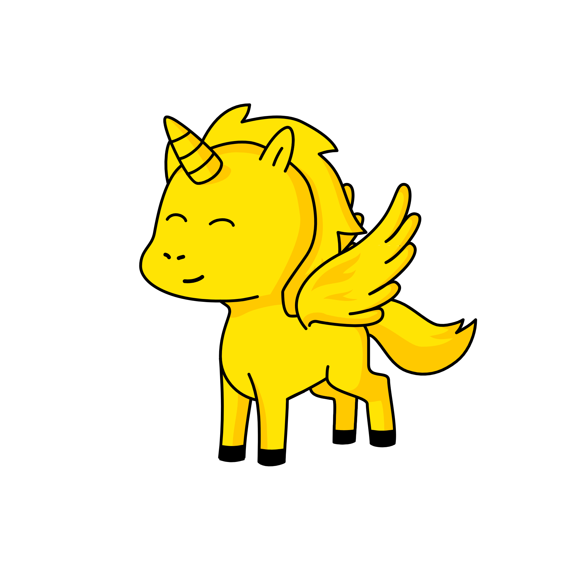 cool, the unicorn