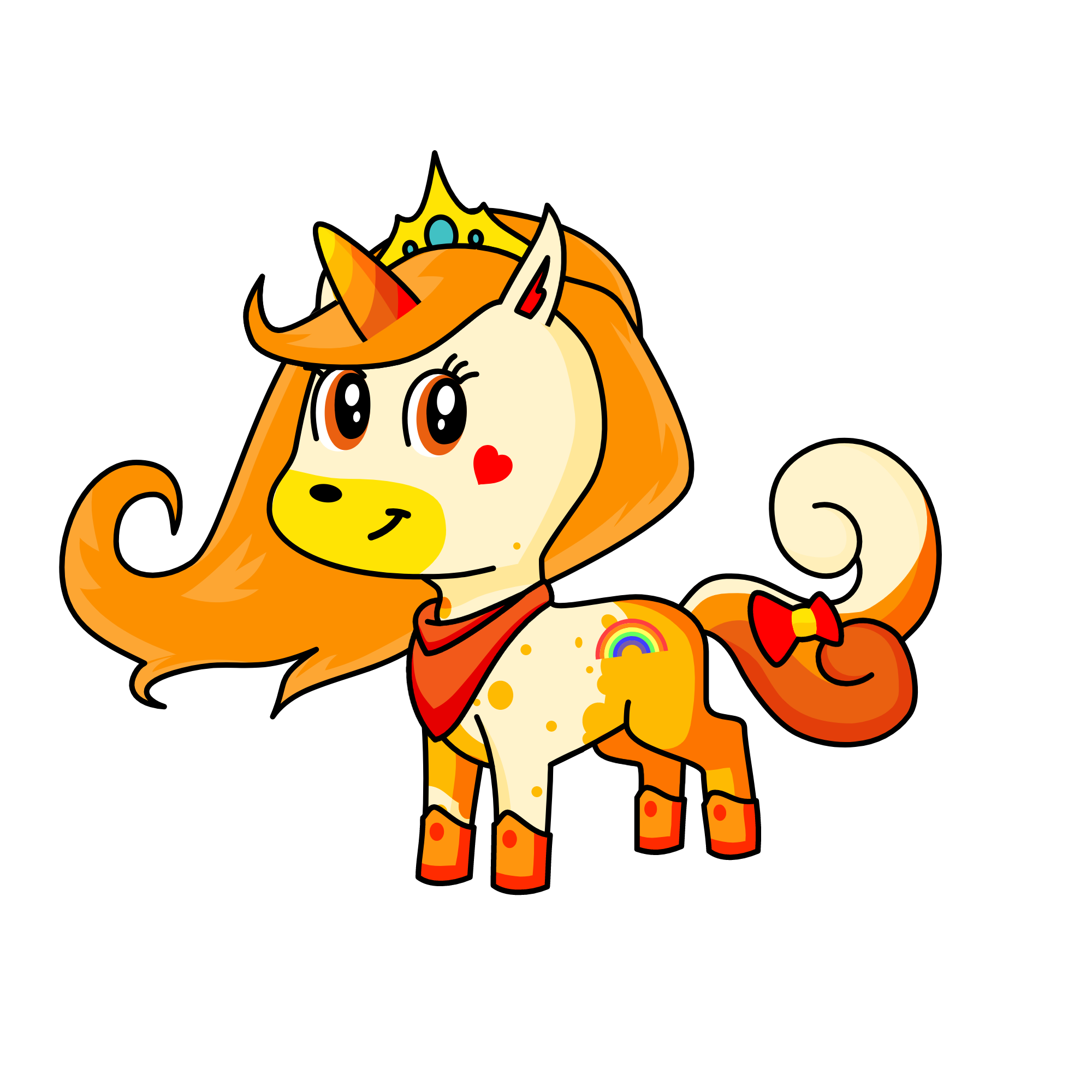 forest queen, the unicorn