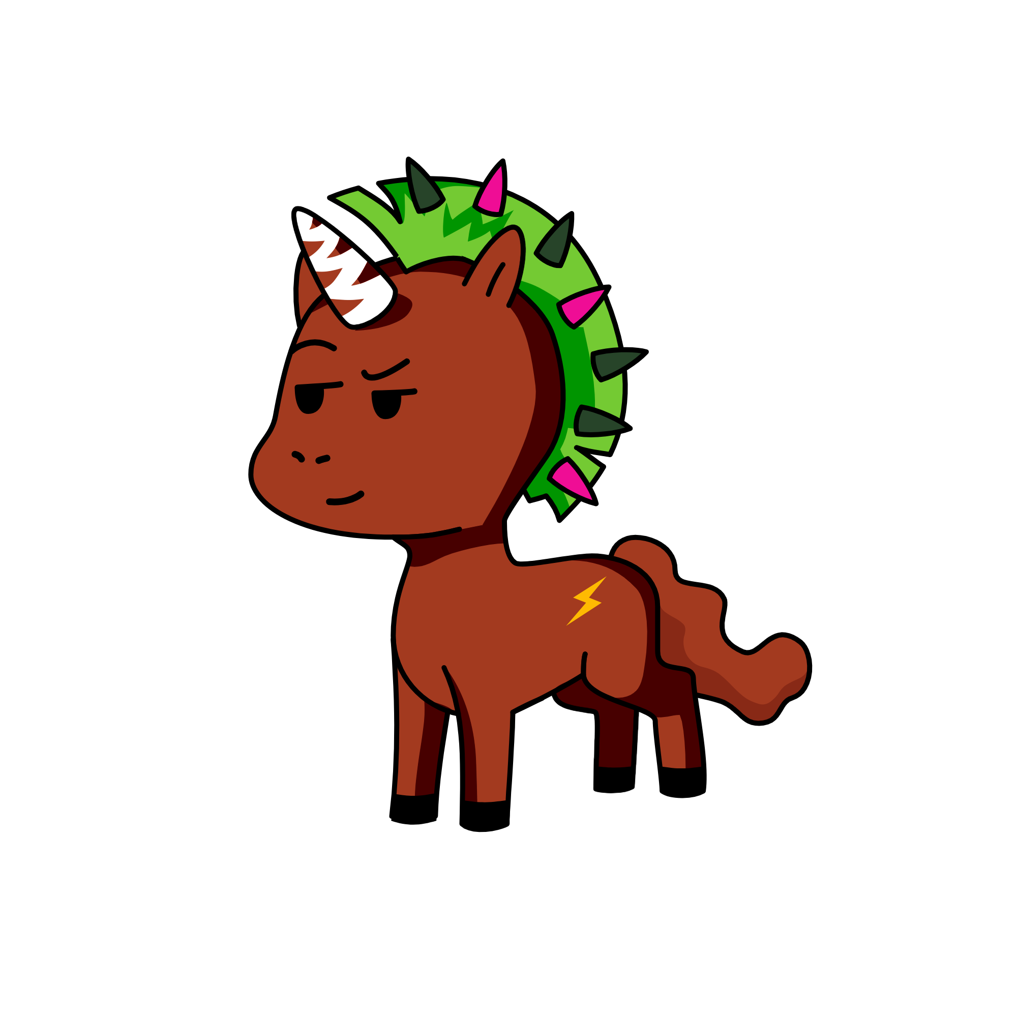 ROCK-CHIC-CHAK, the unicorn