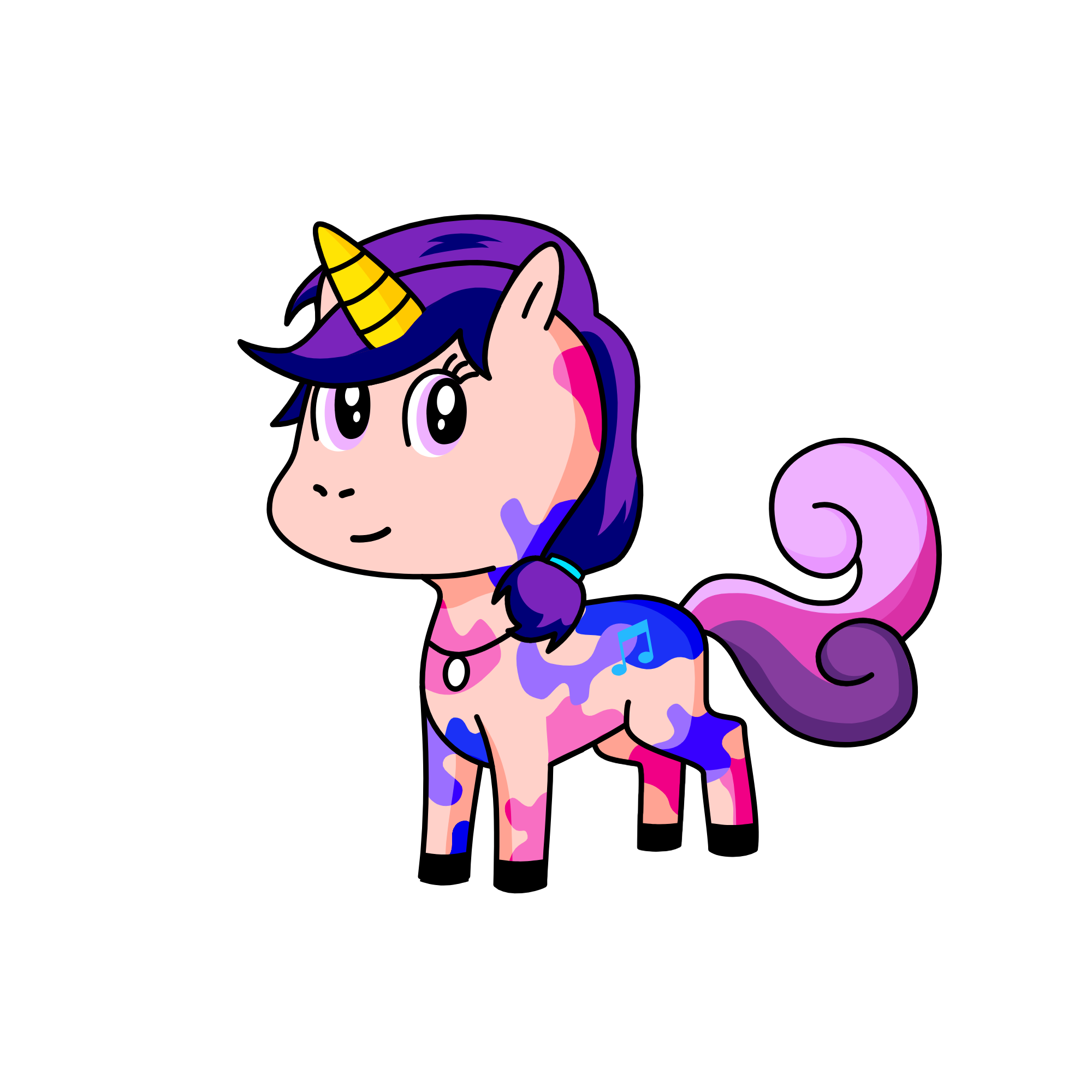COLORY, the unicorn
