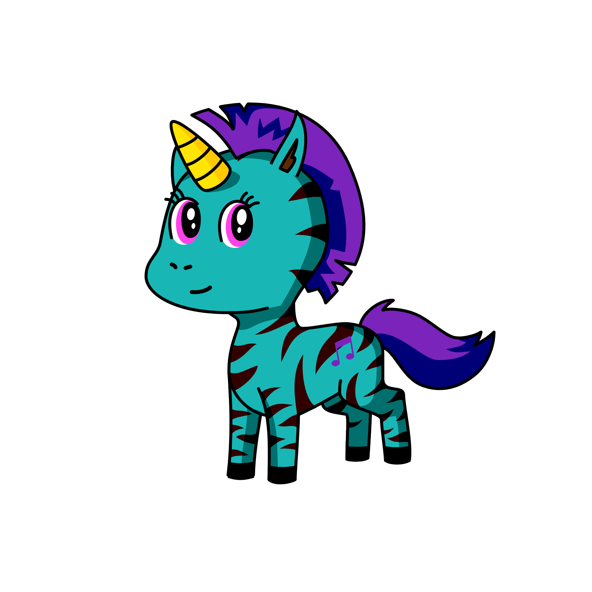 MELODY, the unicorn