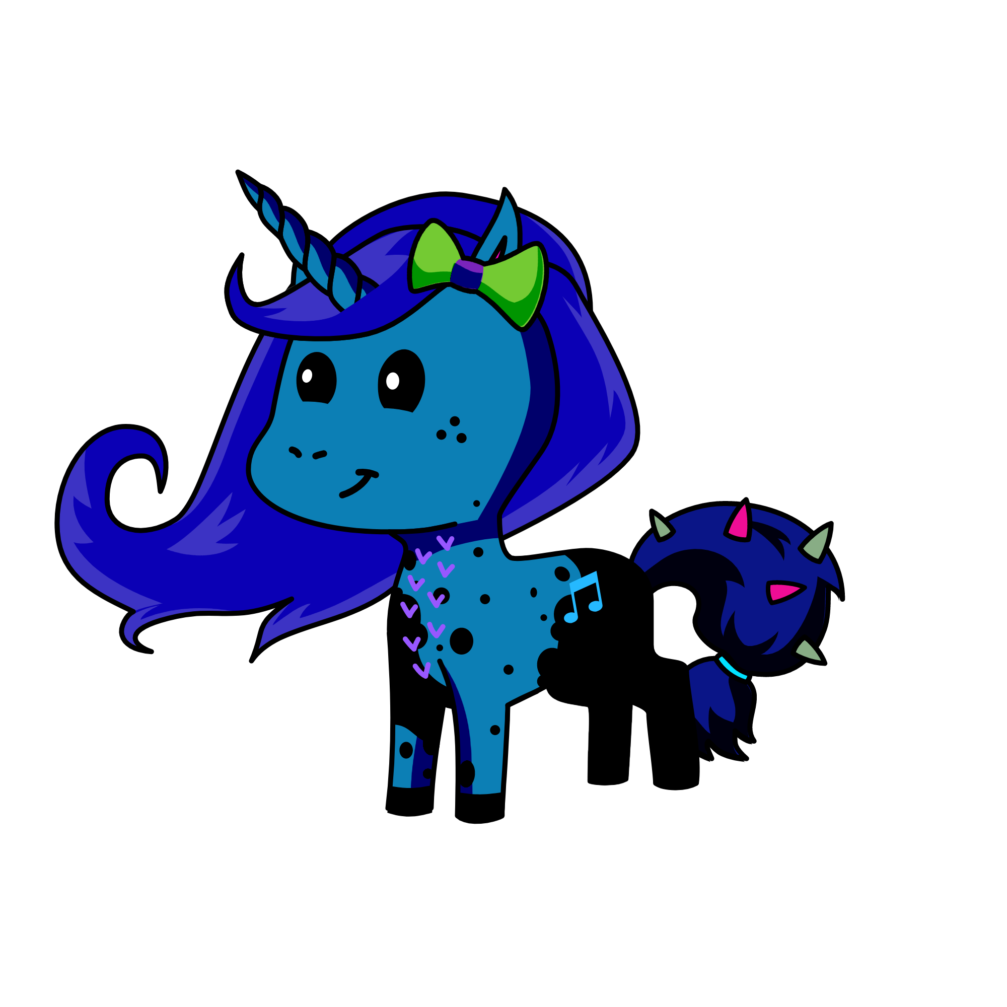 Darky Barky Narky Larky , the unicorn