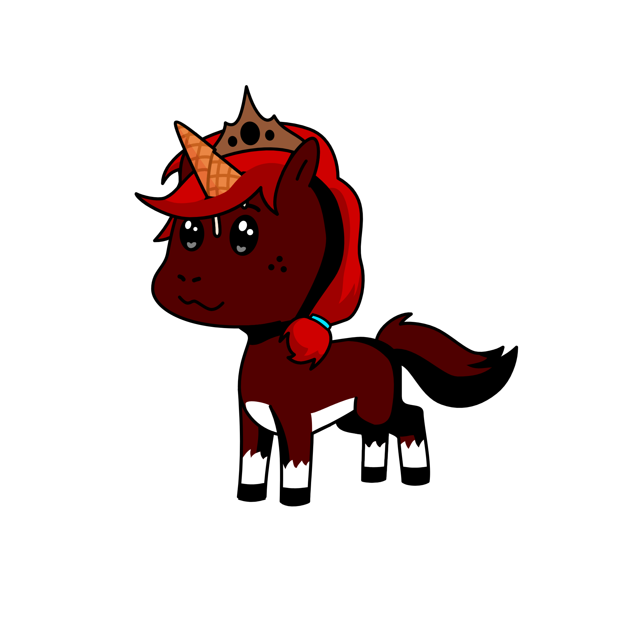 CHOCOLATE', the unicorn