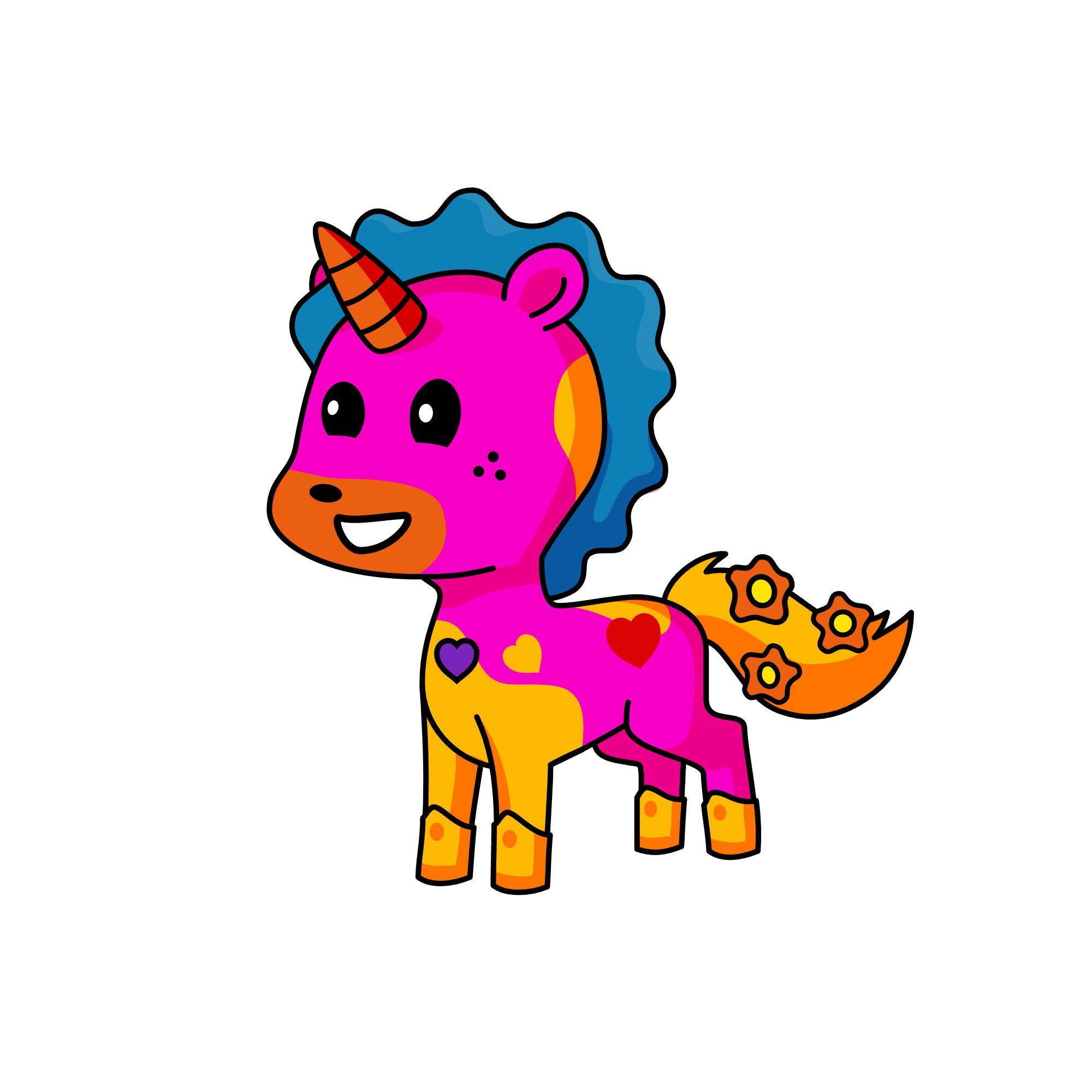 PINTURIA, the unicorn