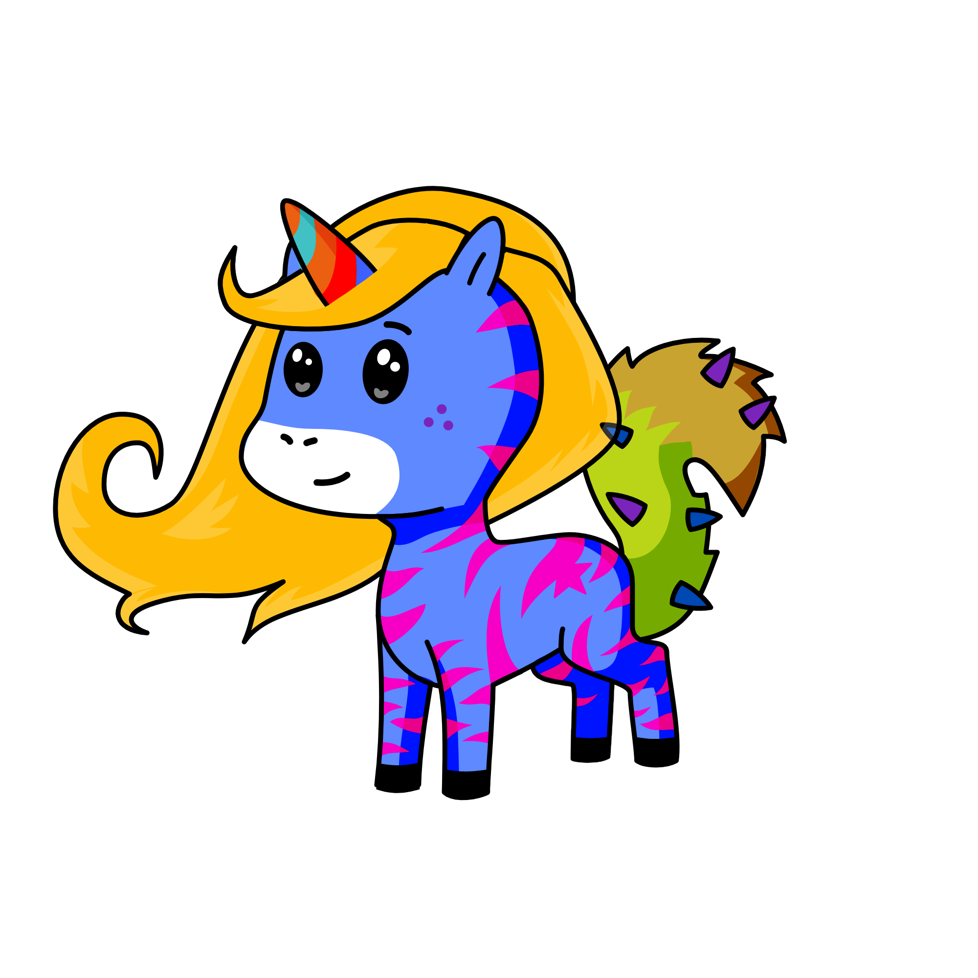 FOXY, the unicorn