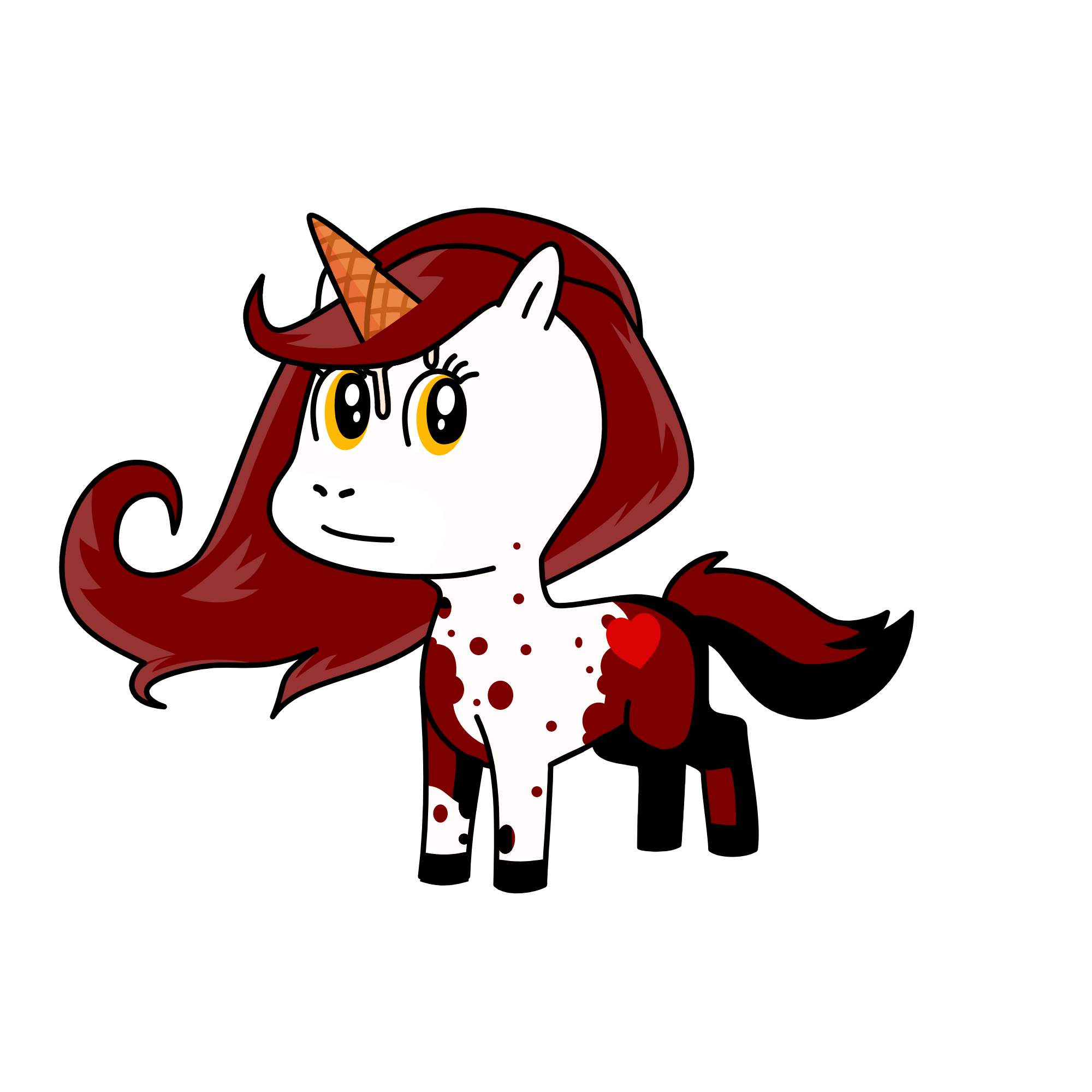 CHOCOLATE ICECREAM, the unicorn