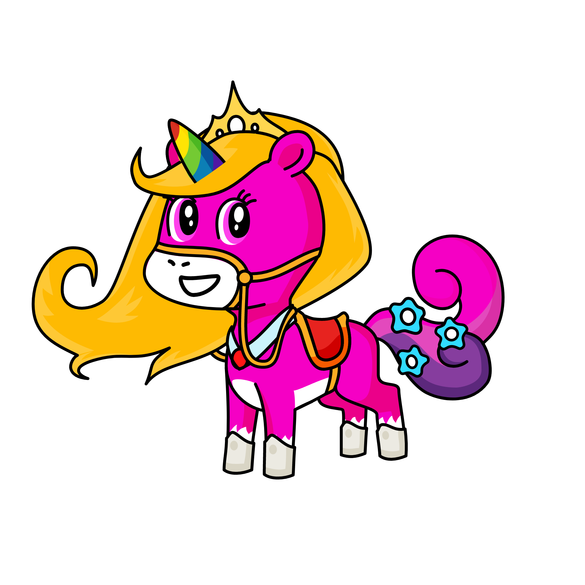 pinky, the unicorn