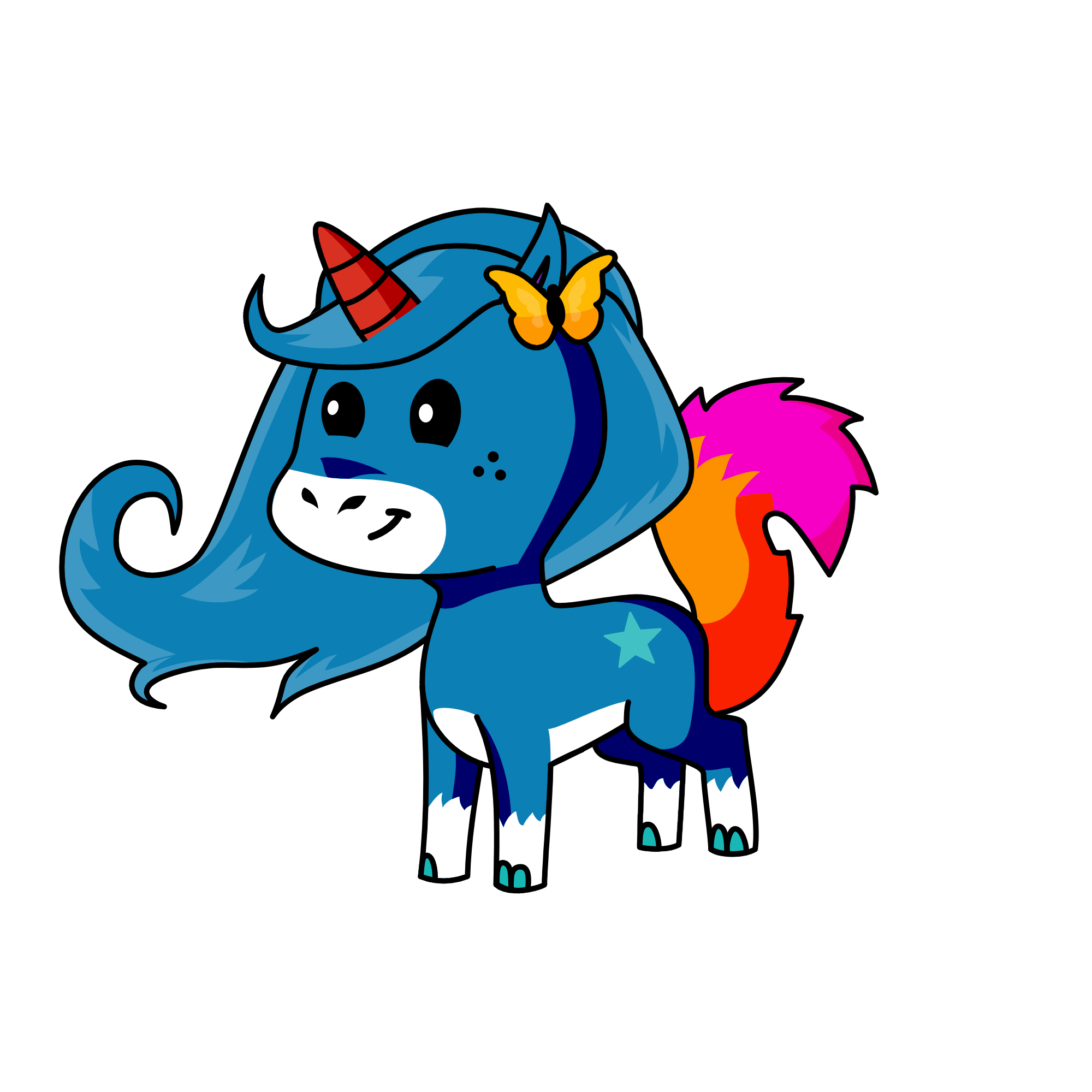 123, the unicorn