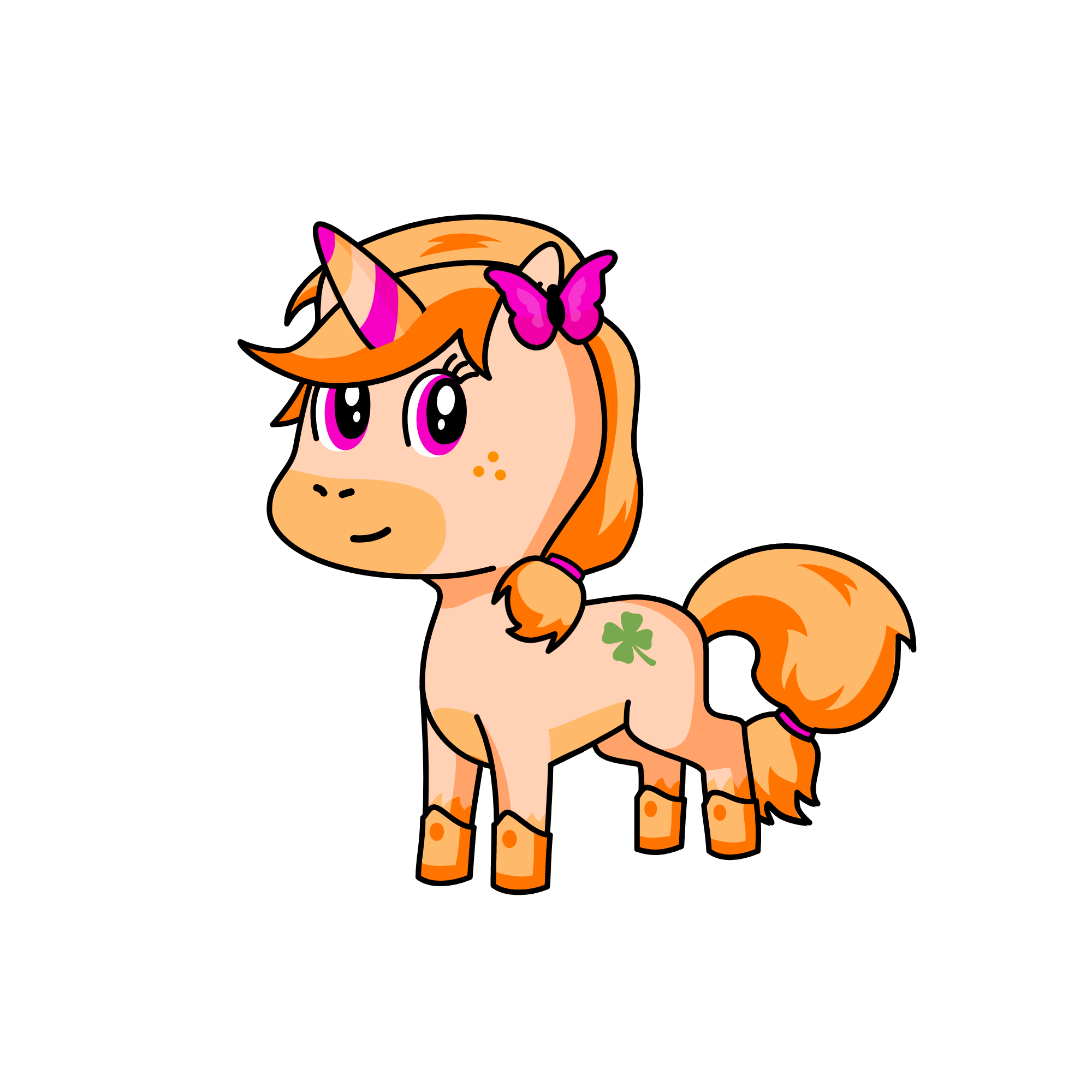 rose, the unicorn