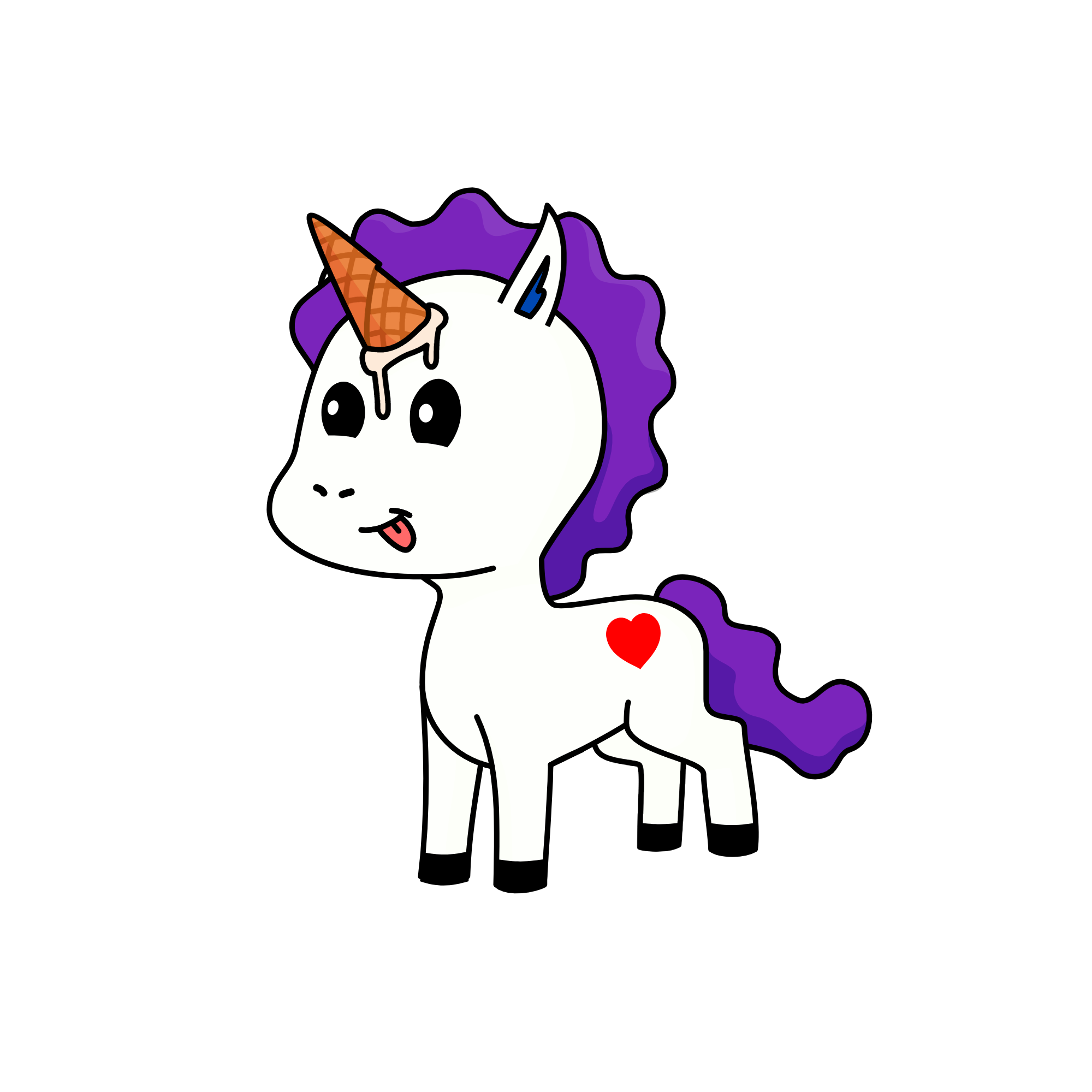 ice cream, the unicorn