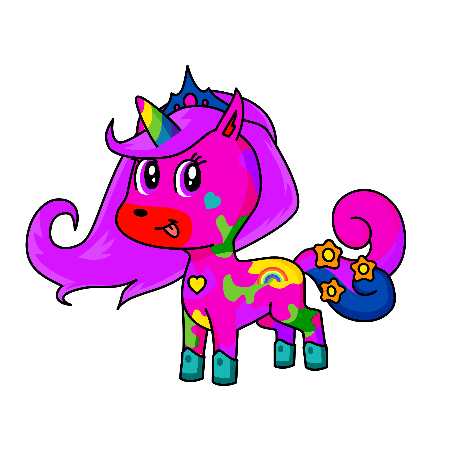 Crystal, the unicorn