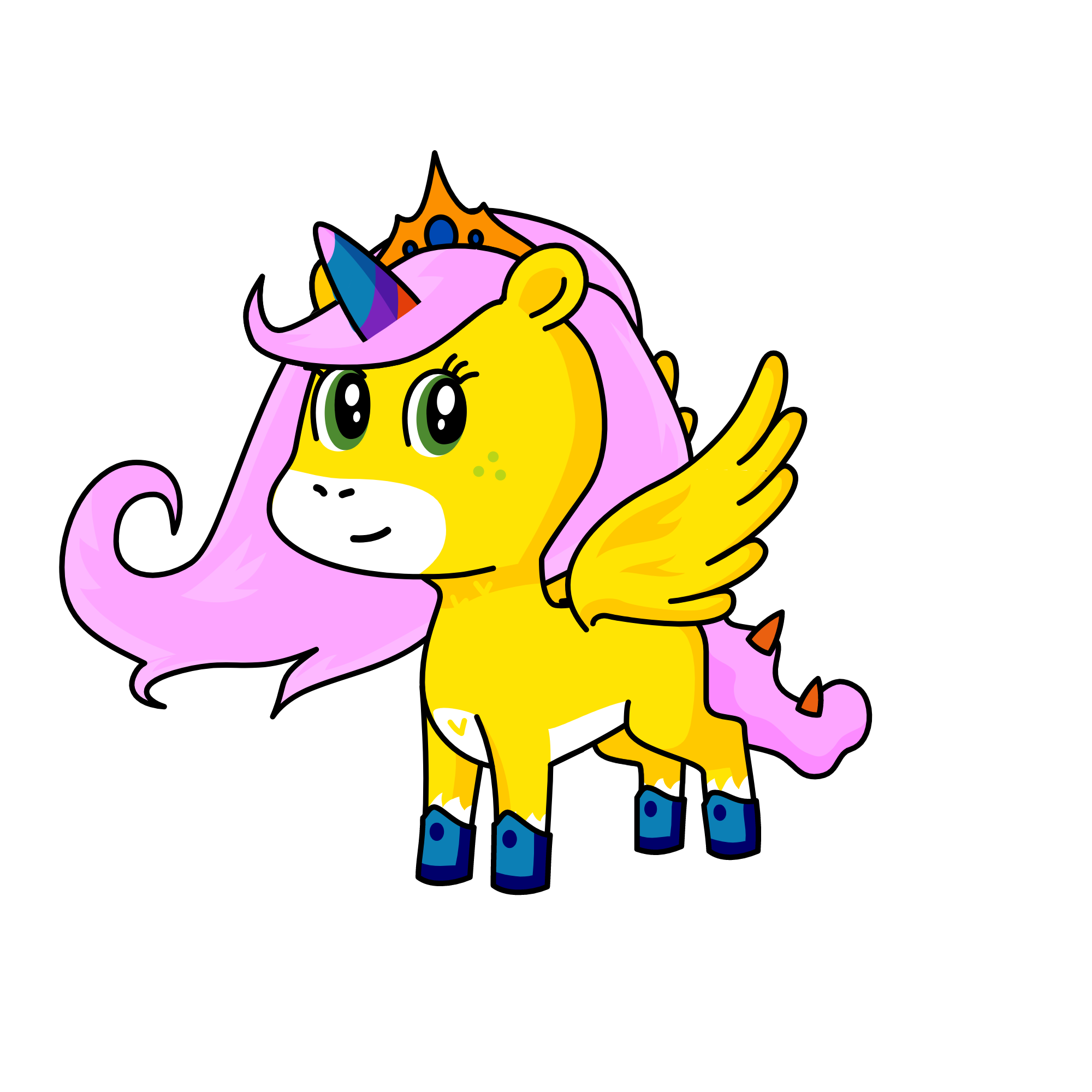 fluttershy, the unicorn