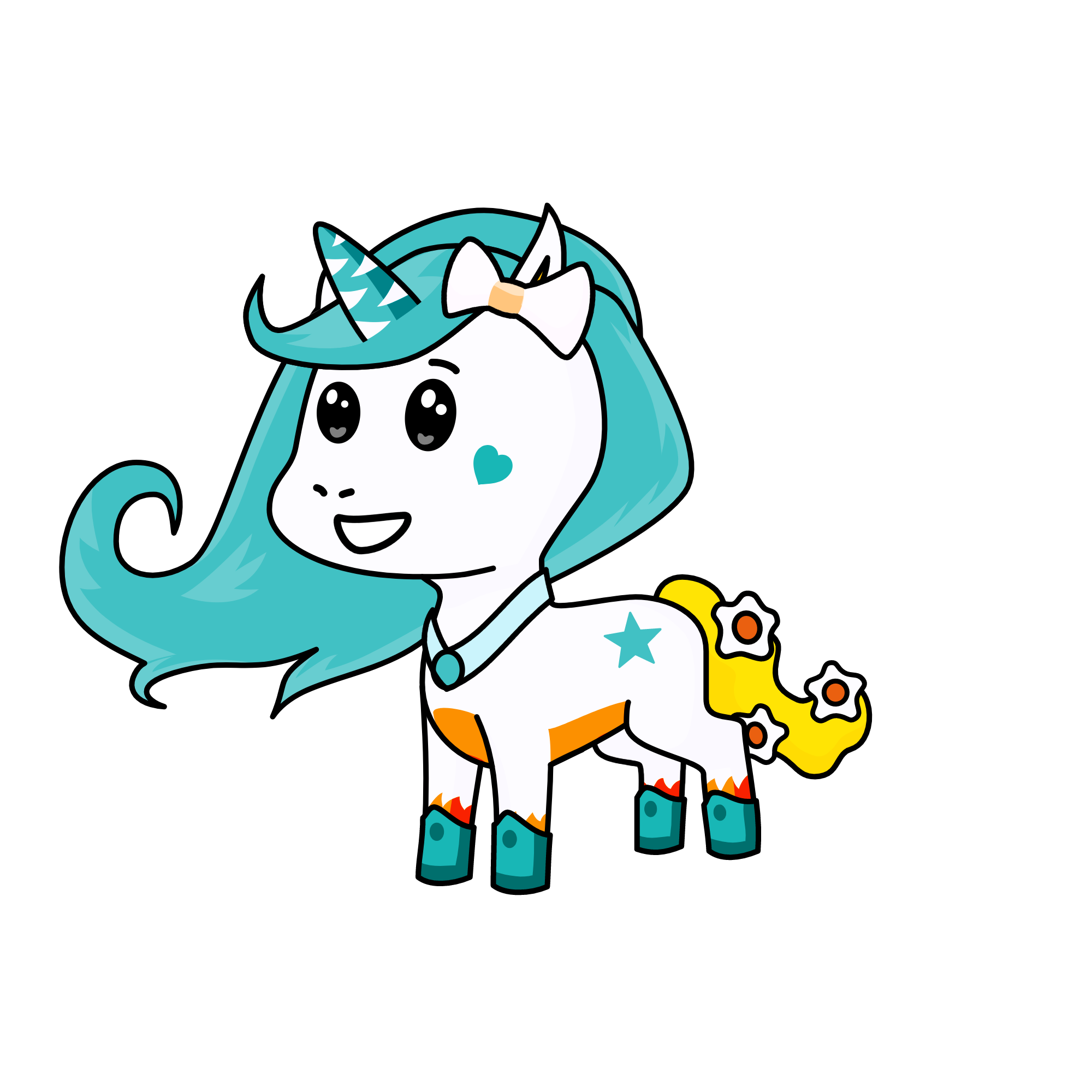 evet, the unicorn