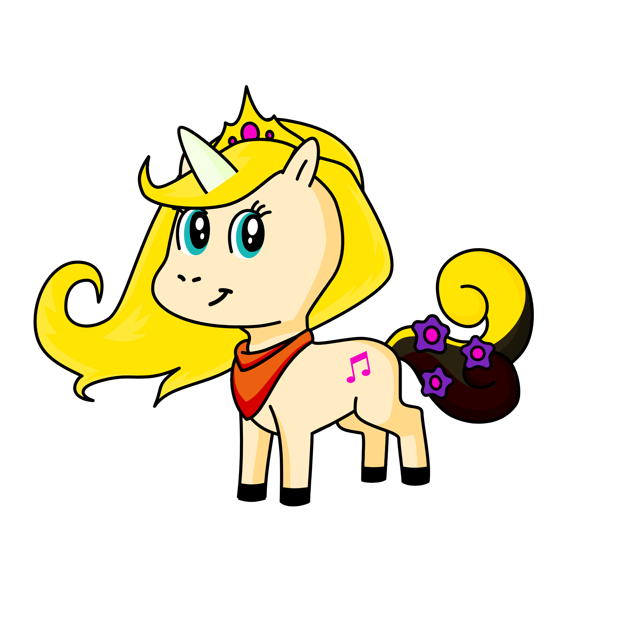 Emmelee, the unicorn