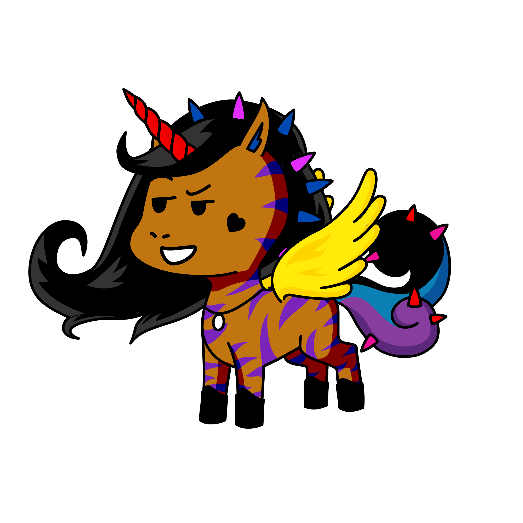 Star Crystal, the unicorn