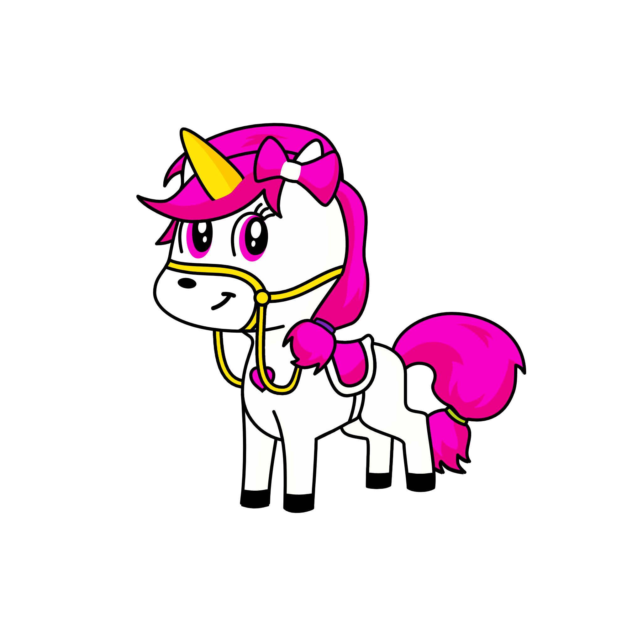I luv adopt me and piggy and all roblox!! but her name is ms fancy sassy pants, the unicorn