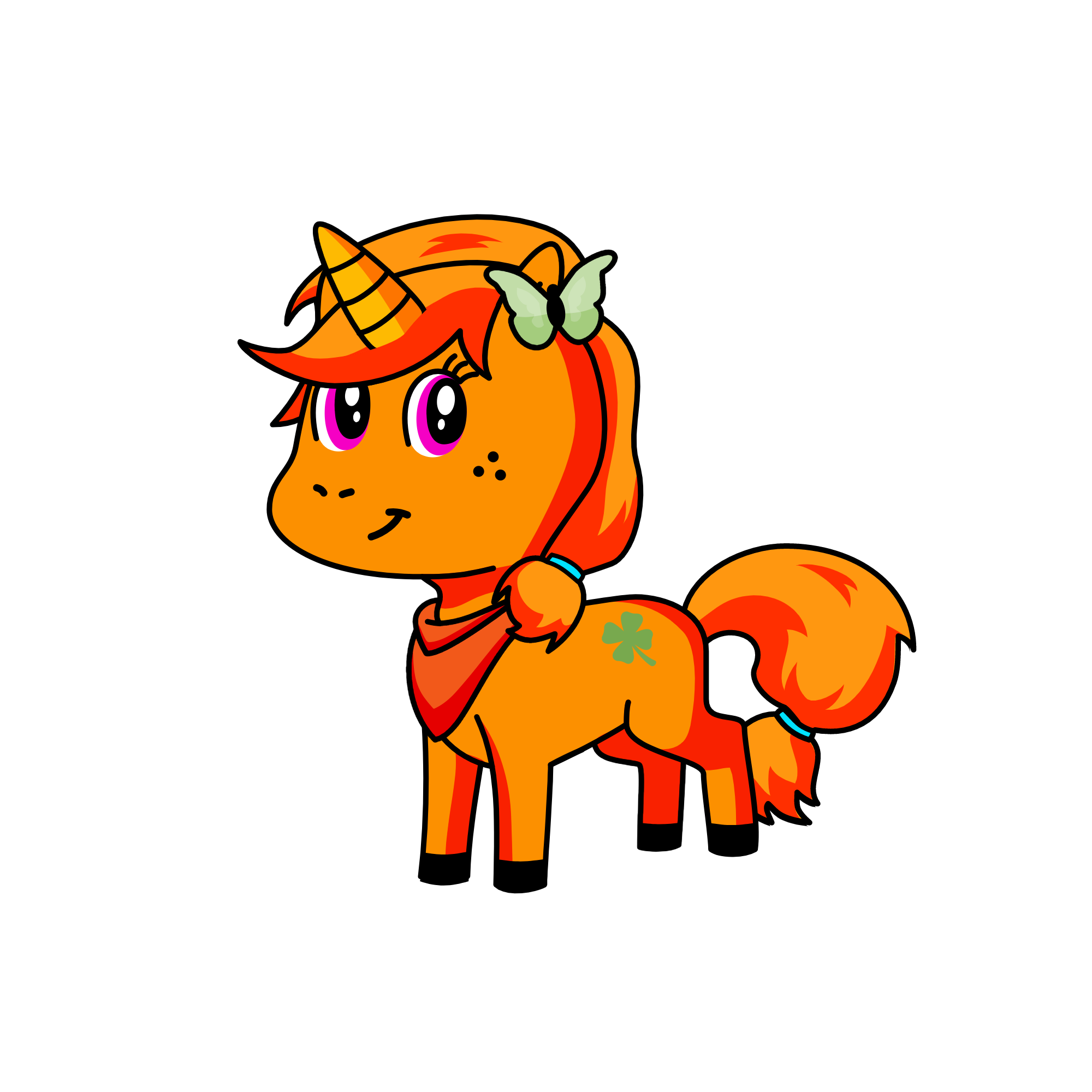 Applejack, the unicorn